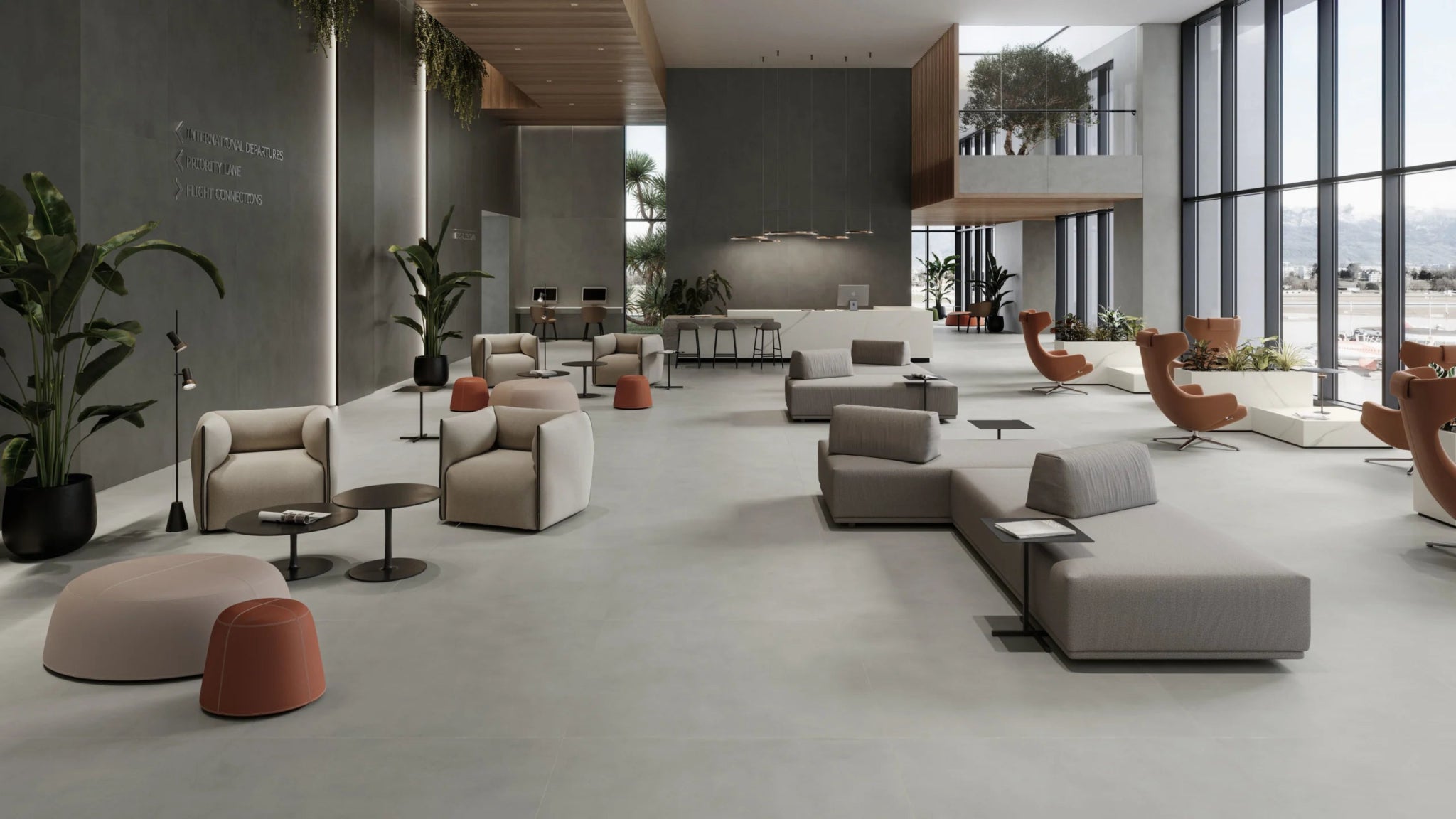 Atlas Concorde Boost Balance AJNU vloertegel 60x120cm 9mm mat ret.R10 grey - Mozaiektegel.com