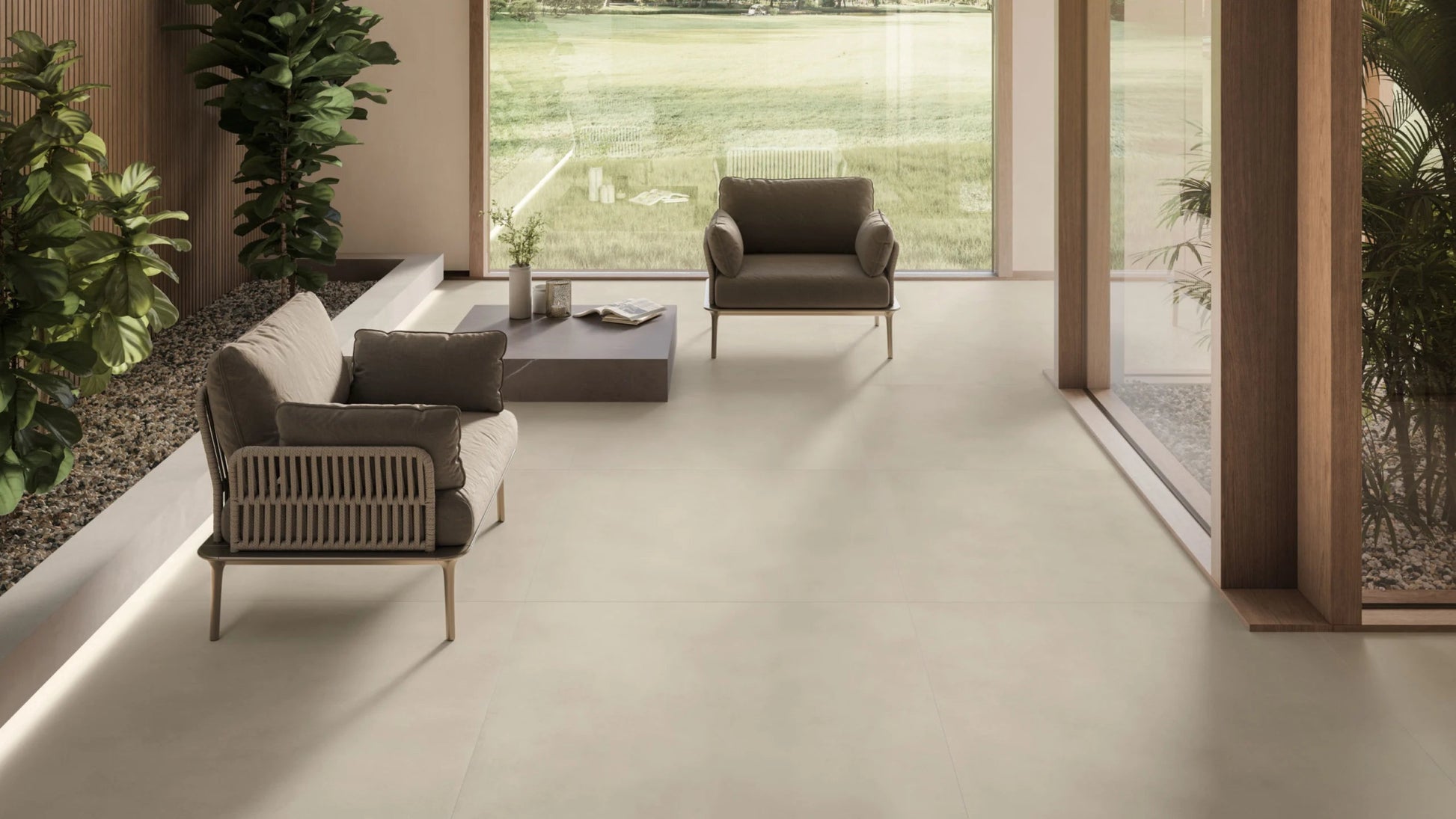 Atlas Concorde Boost Balance AJOV vloertegel 60X60cm 9mm mat ret.R10 cream - Mozaiektegel.com