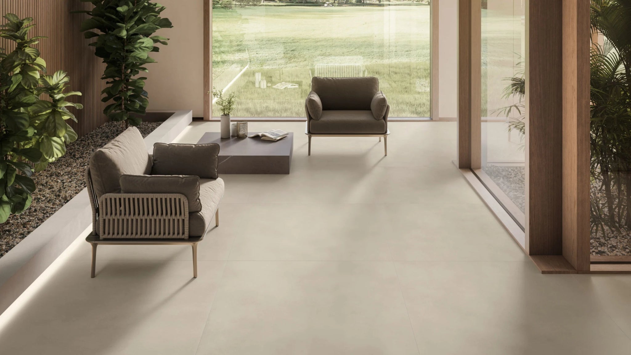 Atlas Concorde Boost Balance AJOV vloertegel 60X60cm 9mm mat ret.R10 cream - Mozaiektegel.com