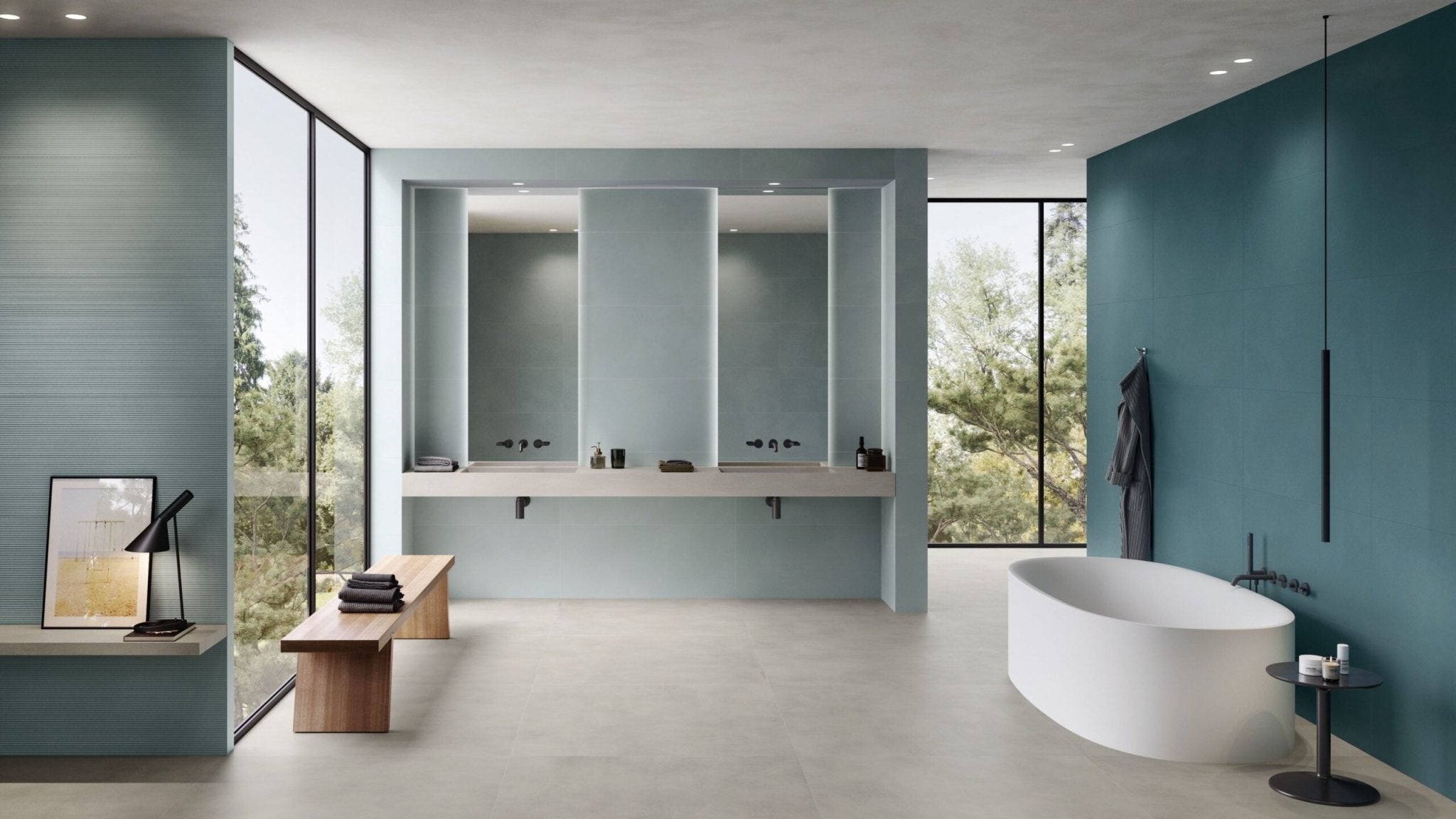 Atlas Concorde Boost Color APZV Wandtegel 50X120cm 10mm Mat Ret. - Mozaiektegel.com