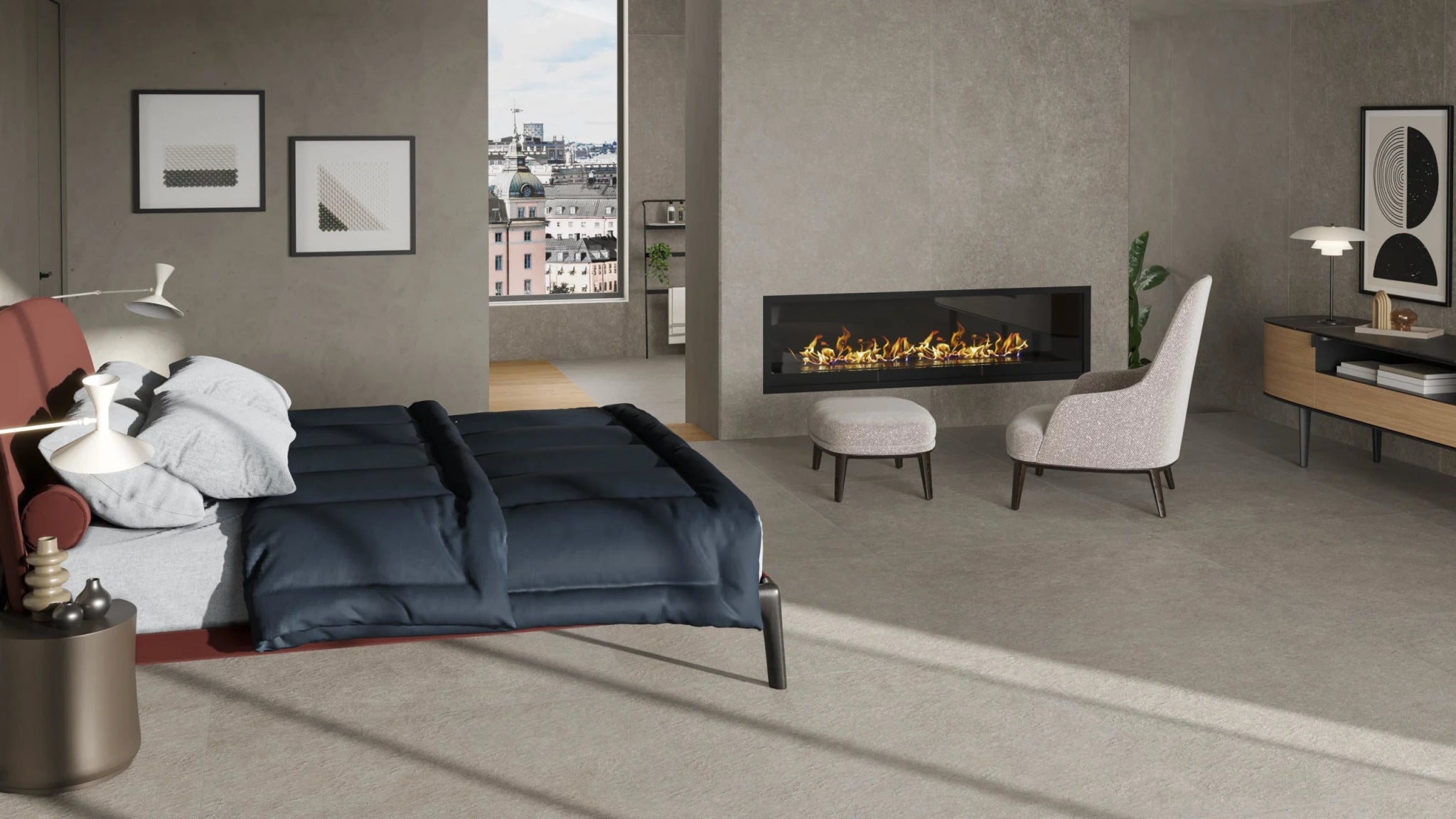 Atlas Concorde Boost Mineral AHW9 vloertegel 60X60cm 9mm mat ret.R10 smoke - Mozaiektegel.com