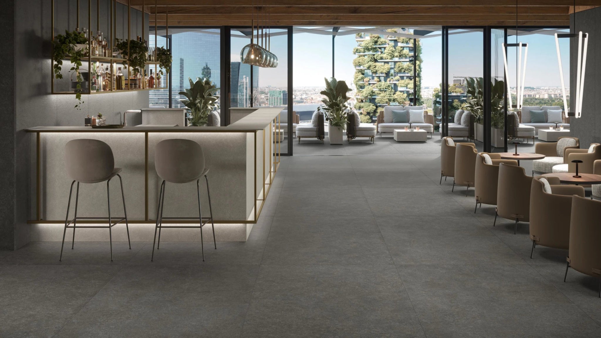 Atlas Concorde Boost Mineral AHXA vloertegel 60X60cm 9mm mat ret.R10 tarmac - Mozaiektegel.com