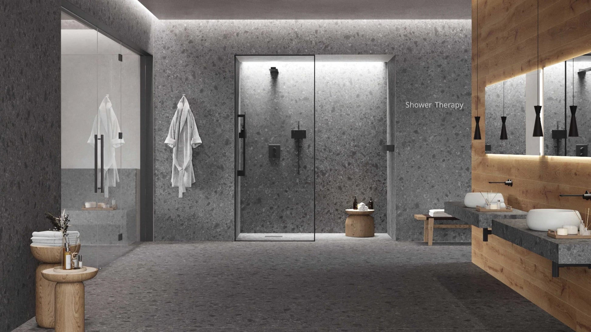 Atlas Concorde Boost Mix A80N vloertegel 60x60cm 9mm mat rect. R10 smoke - Mozaiektegel.com