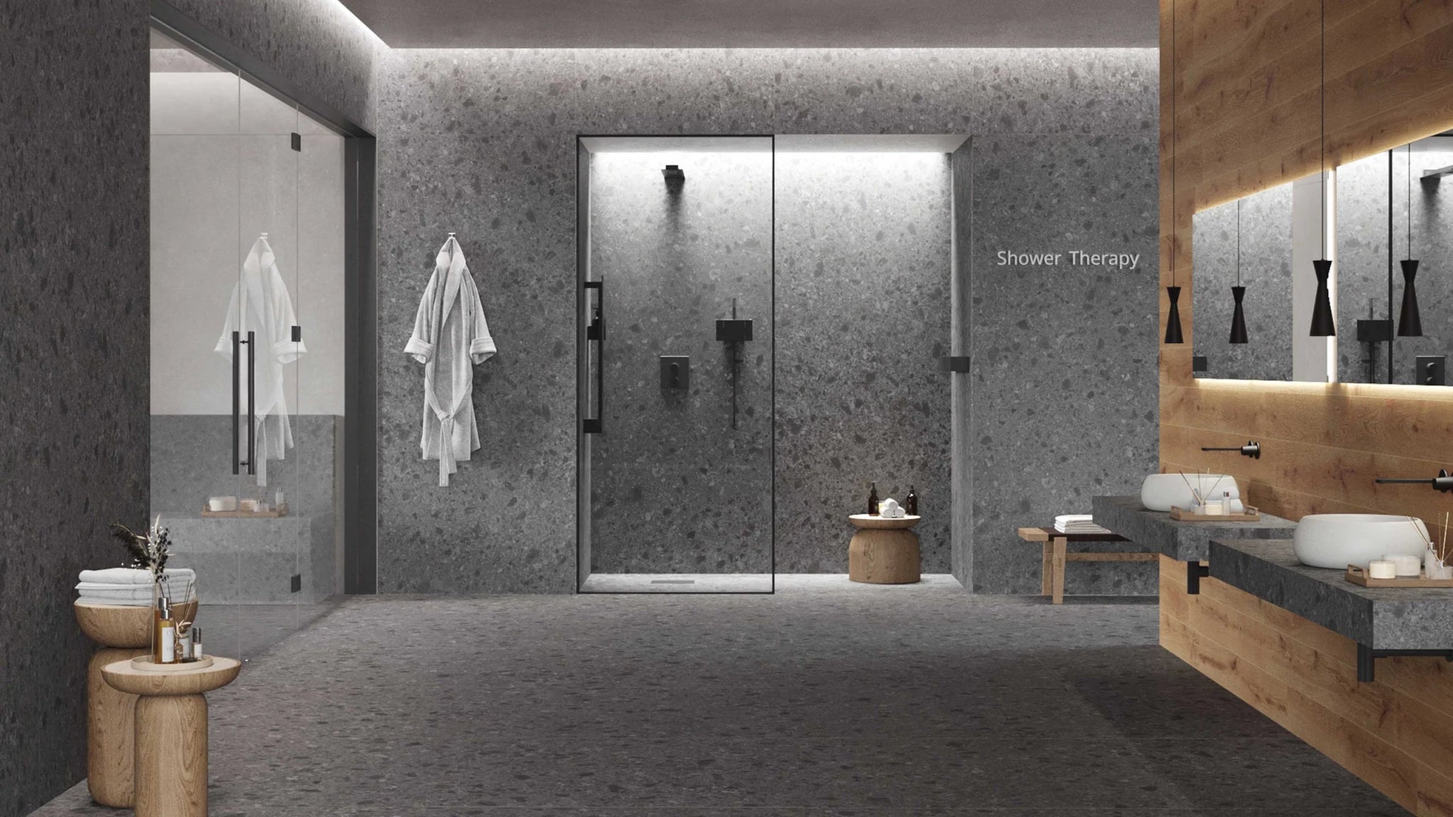 Atlas Concorde Boost Mix A80N vloertegel 60x60cm 9mm mat rect. R10 smoke - Mozaiektegel.com