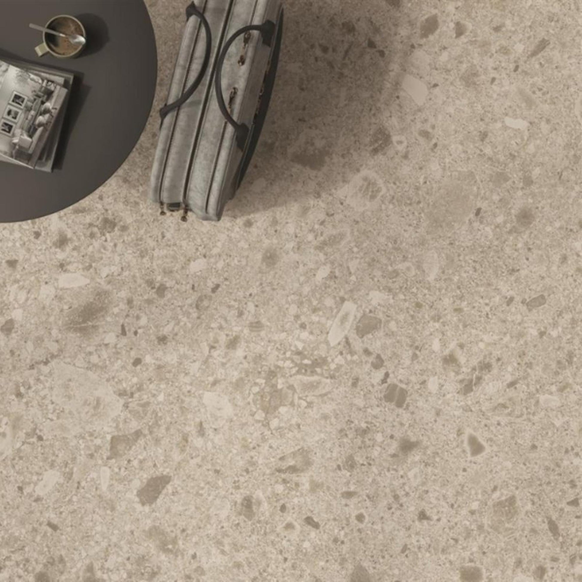 Atlas Concorde Boost Mix A80O vloertegel 30x60cm 9mm mat rect. R10 ivory - Mozaiektegel.com