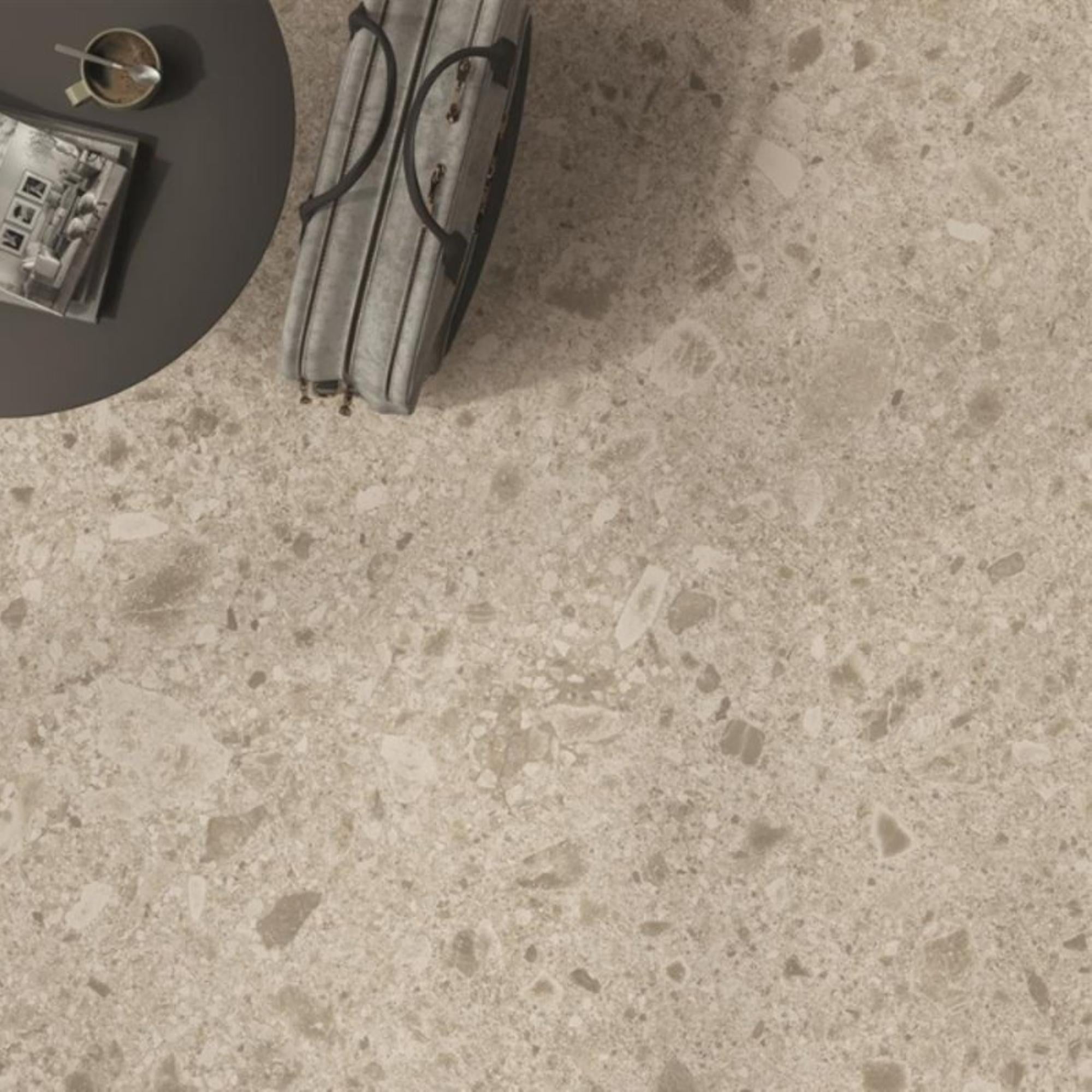 Atlas Concorde Boost Mix A80O vloertegel 30x60cm 9mm mat rect. R10 ivory - Mozaiektegel.com