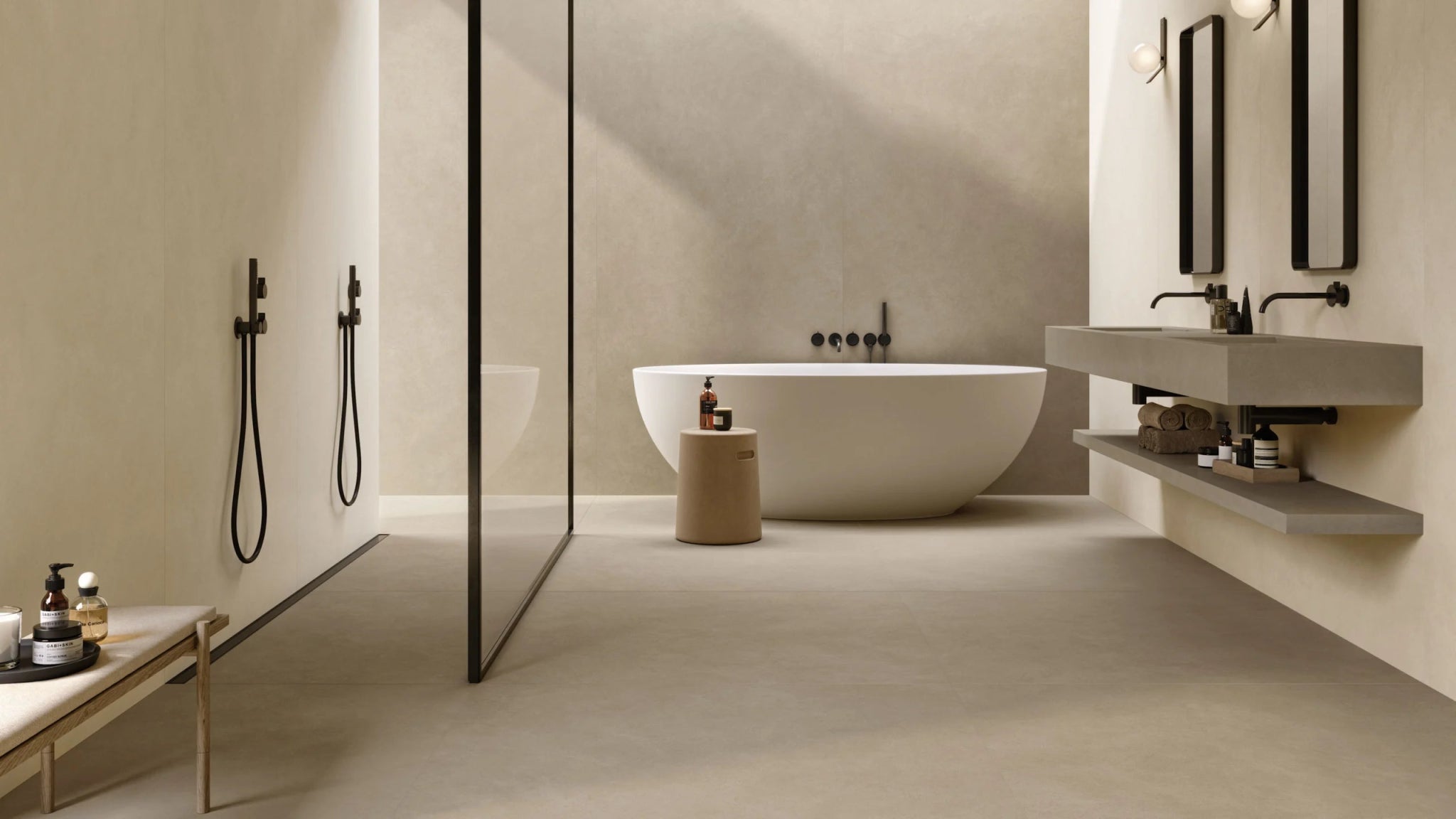 Atlas Concorde Boost Natural A659 vloertegel 60x60cm 9mm mat rect. R10 ash - Mozaiektegel.com