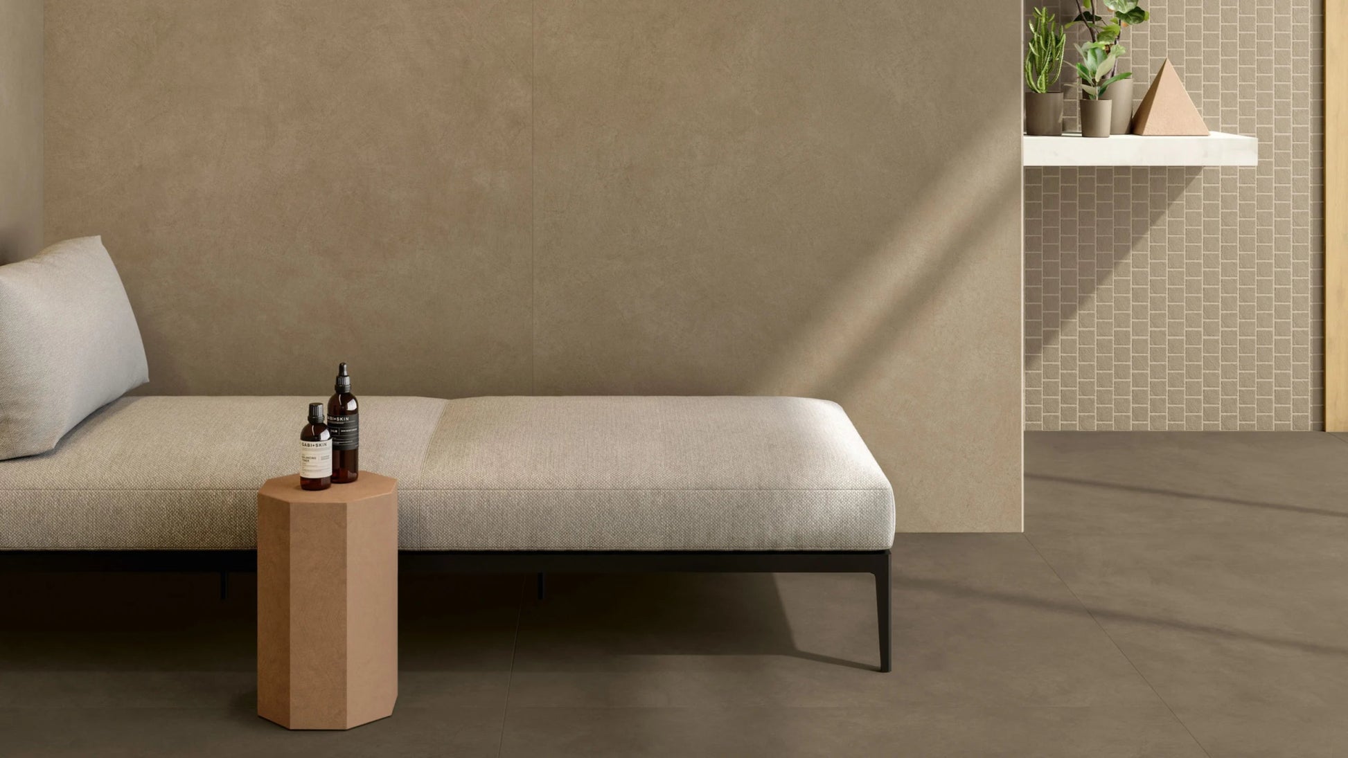 Atlas Concorde Boost Natural A6WW vloertegel 60x120cm 9mm mat rect. R10 ecru - Mozaiektegel.com