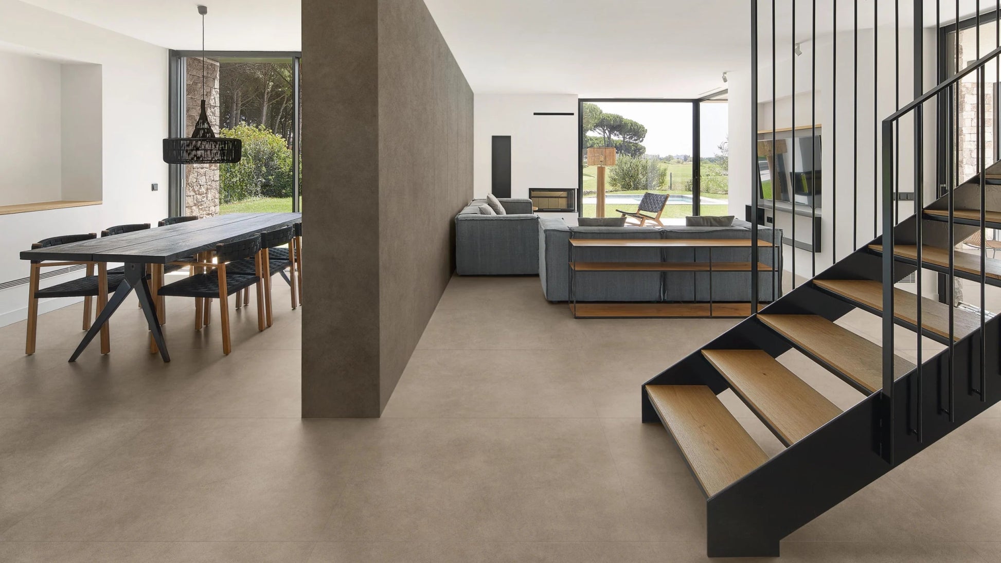 Atlas Concorde Boost Natural A6WW vloertegel 60x120cm 9mm mat rect. R10 ecru - Mozaiektegel.com