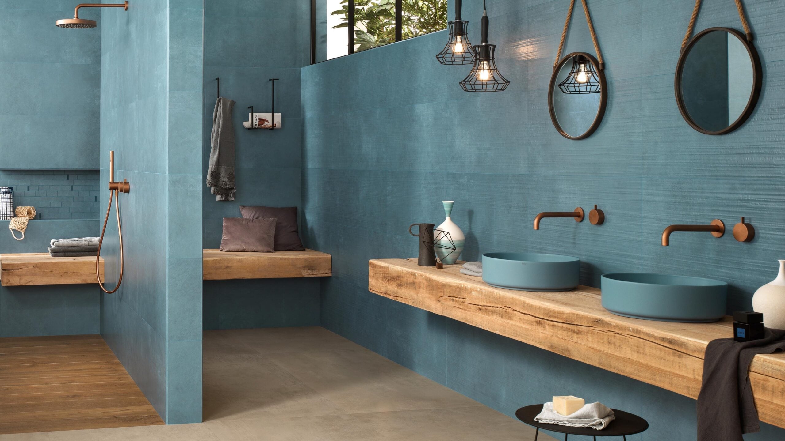 Atlas Concorde Boost Pro 8B8B wandtegel 40x80cm 8,5mm mat rect. blue