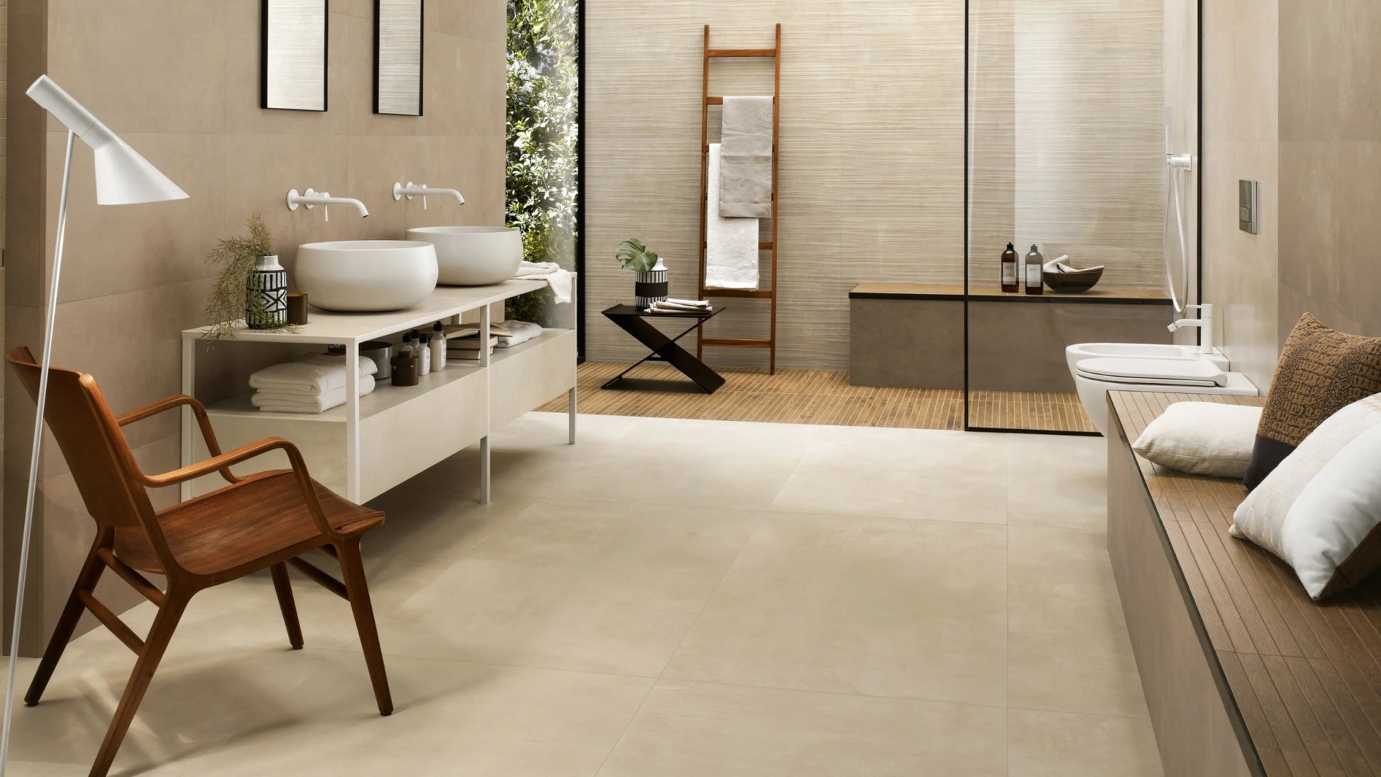 Atlas Concorde Boost Pro A0AF vloertegel 120x120cm 9mm mat rect.R10 ivory - Mozaiektegel.com