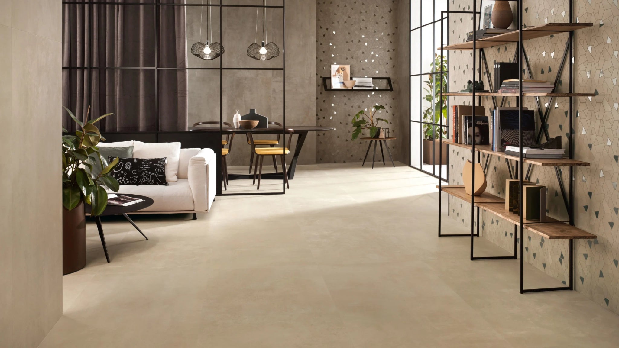 Atlas Concorde Boost Pro A0AH vloertegel 120x120cm 9mm mat rect.R10 cream - Mozaiektegel.com