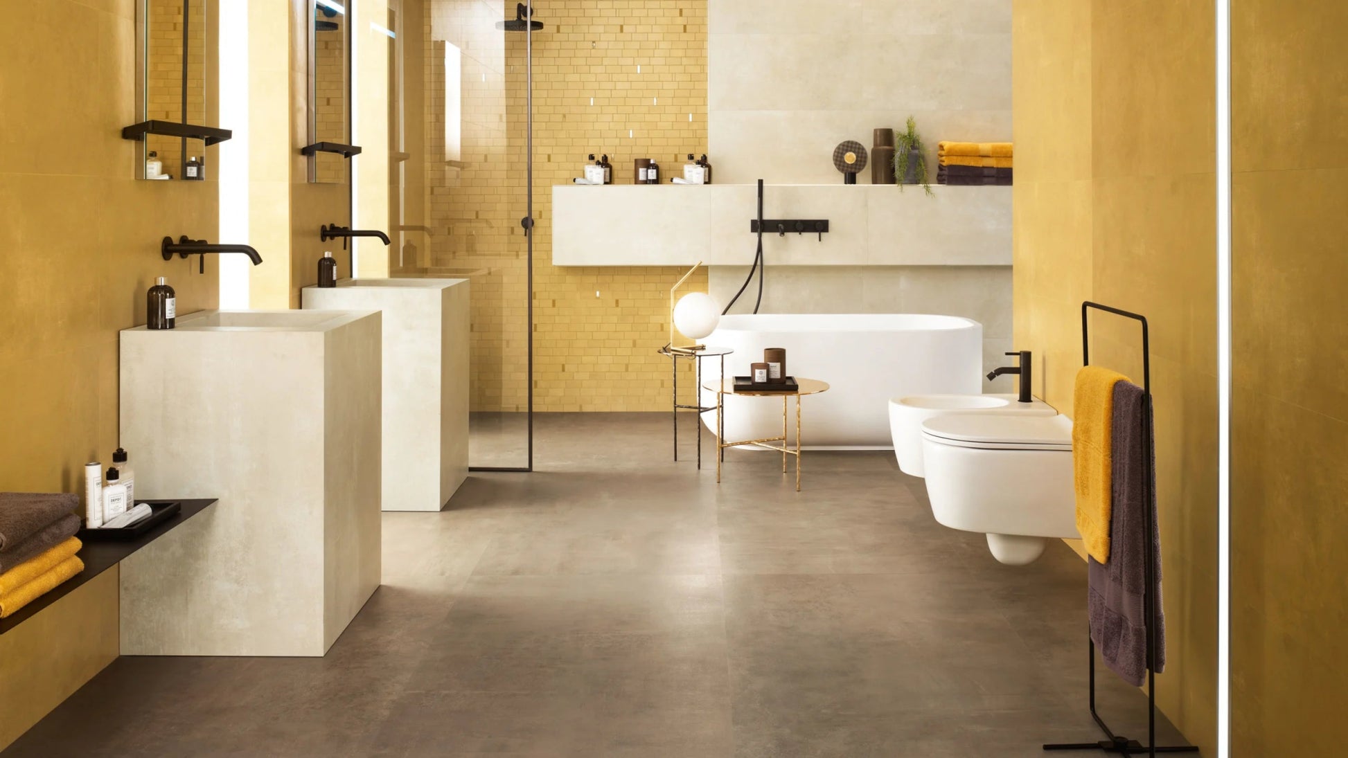 Atlas Concorde Boost Pro A0C6 vloertegel 60x60cm 9mm mat rect. R10 taupe - Mozaiektegel.com