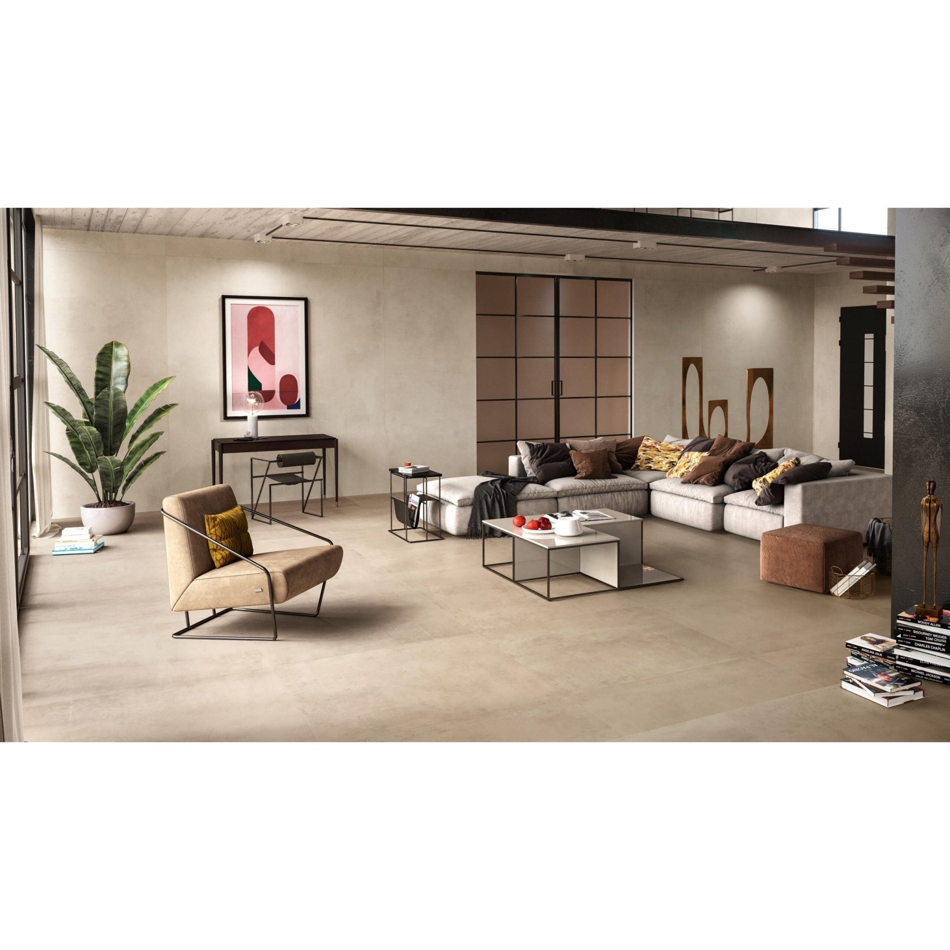 Atlas Concorde Boost Pro A0C8 vloertegel 30X60cm 9mm mat rect. R10 ivory - Mozaiektegel.com