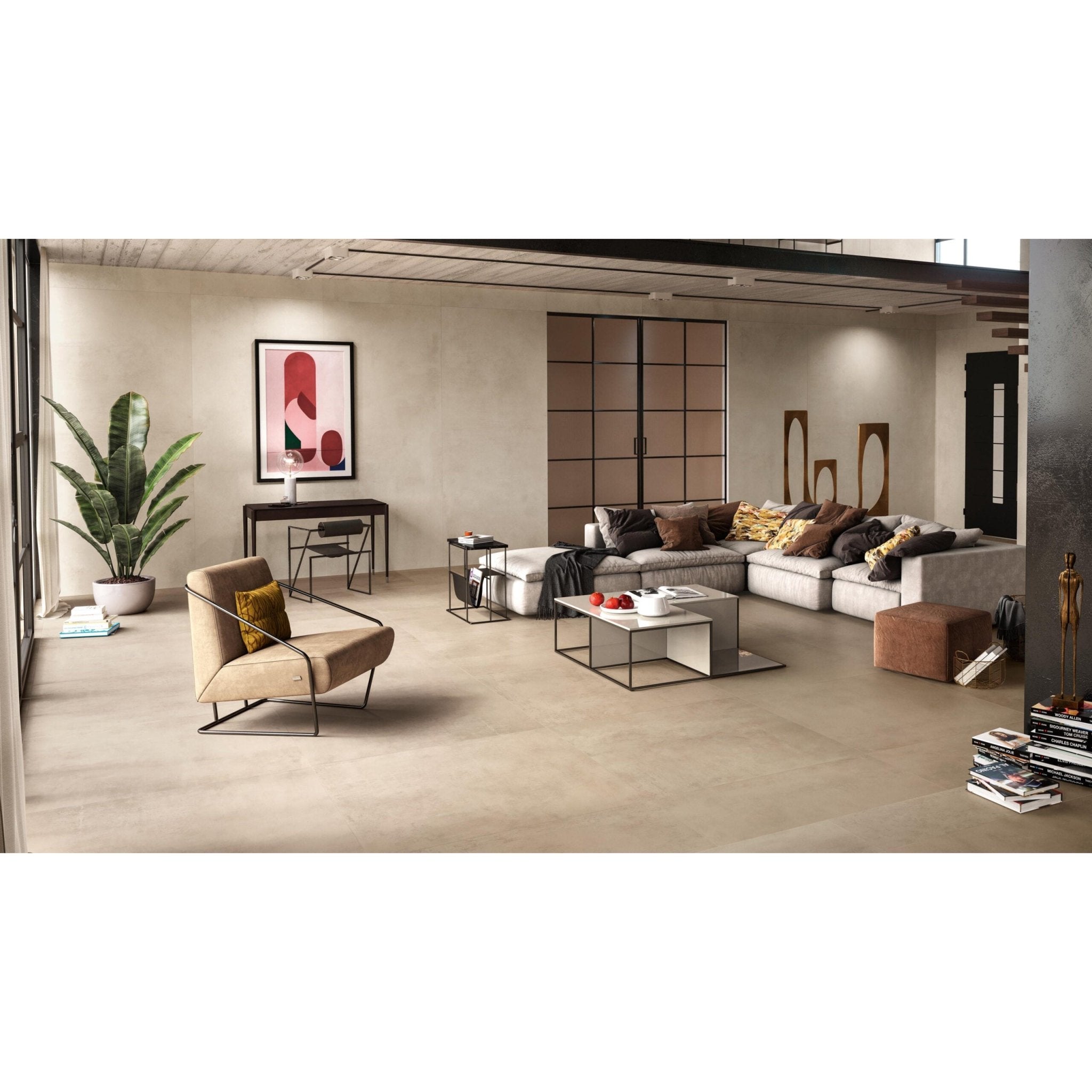 Atlas Concorde Boost Pro A0C8 vloertegel 30X60cm 9mm mat rect. R10 ivory - Mozaiektegel.com