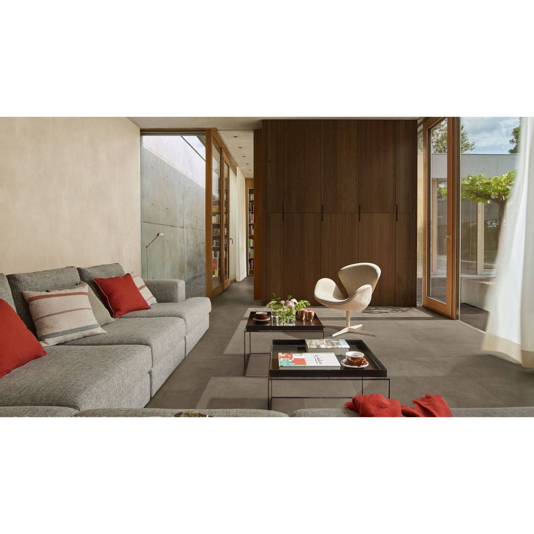 Atlas Concorde Boost Pro A0C8 vloertegel 30X60cm 9mm mat rect. R10 ivory - Mozaiektegel.com