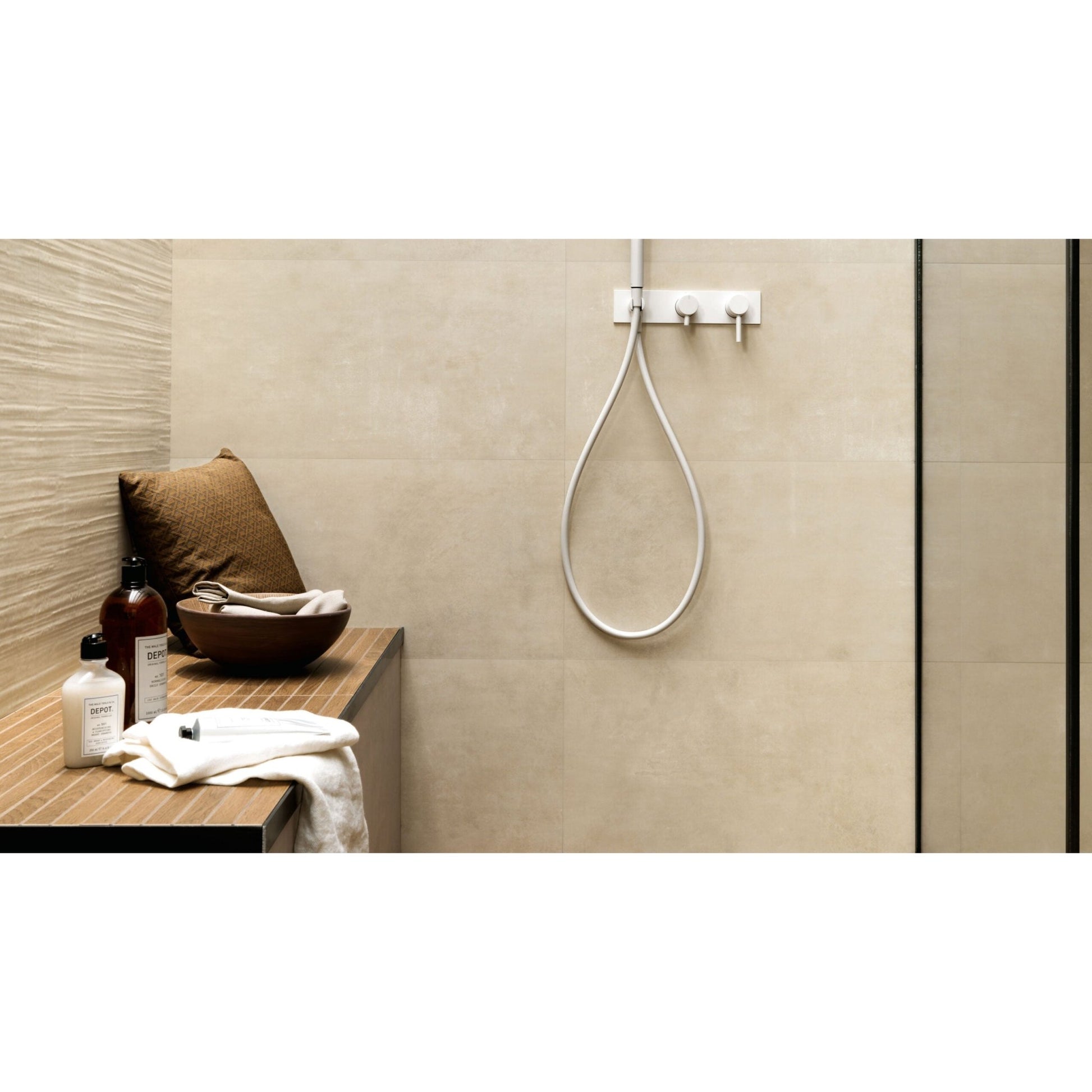 Atlas Concorde Boost Pro A0C8 vloertegel 30X60cm 9mm mat rect. R10 ivory - Mozaiektegel.com