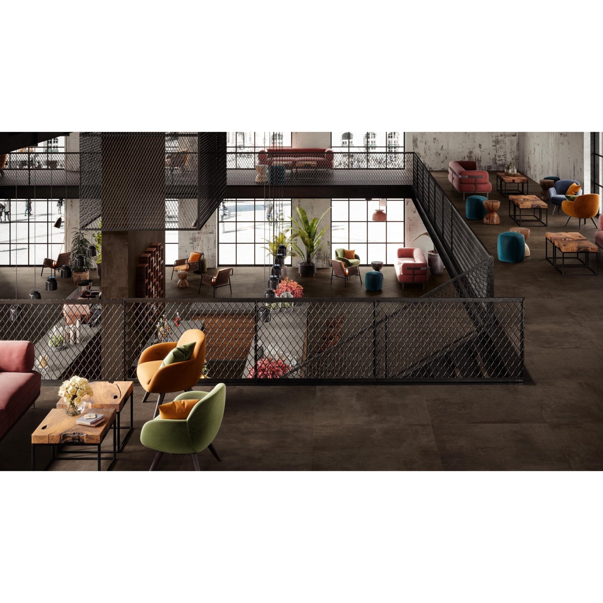 Atlas Concorde Boost Pro A0DC vloertegel 30X60cm 9mm mat rect. R10 tobacco - Mozaiektegel.com