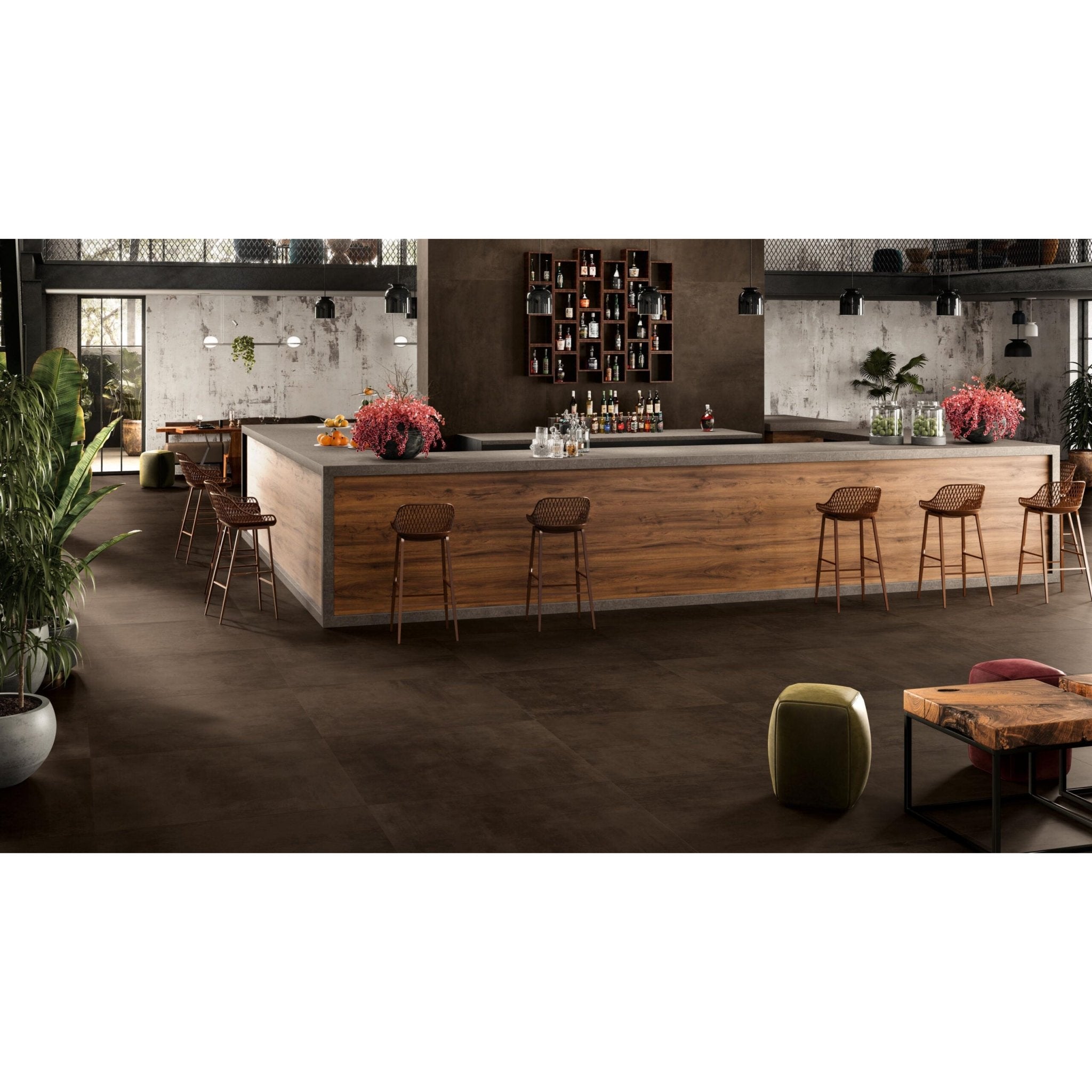 Atlas Concorde Boost Pro A0DC vloertegel 30X60cm 9mm mat rect. R10 tobacco - Mozaiektegel.com