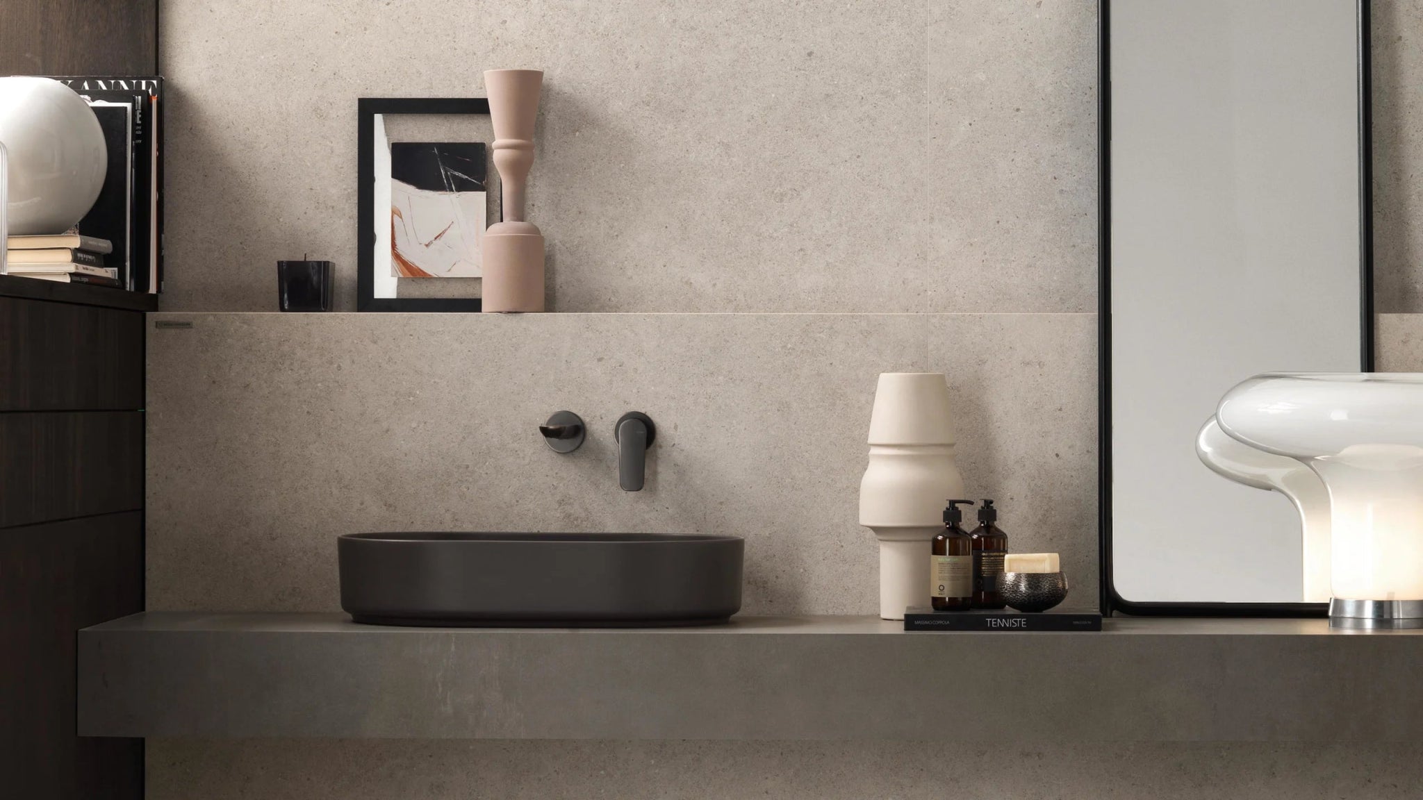 Atlas Concorde Boost Stone A6Q2 vloertegel 60x120cm 9mm mat rect. R10 white - Mozaiektegel.com