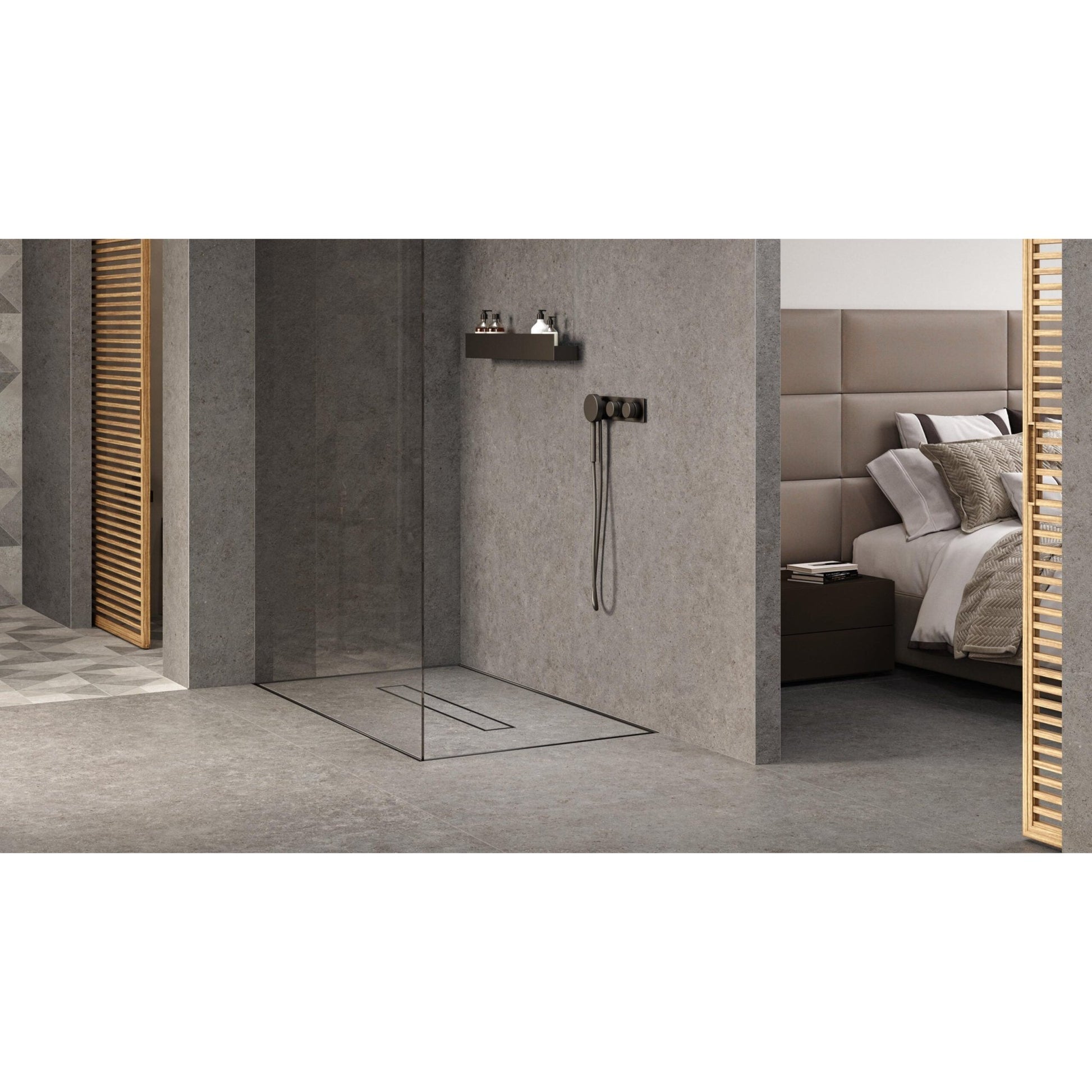 Atlas Concorde Boost Stone A6R4 vloertegel 30X60cm 9mm mat rect. R10 smoke - Mozaiektegel.com