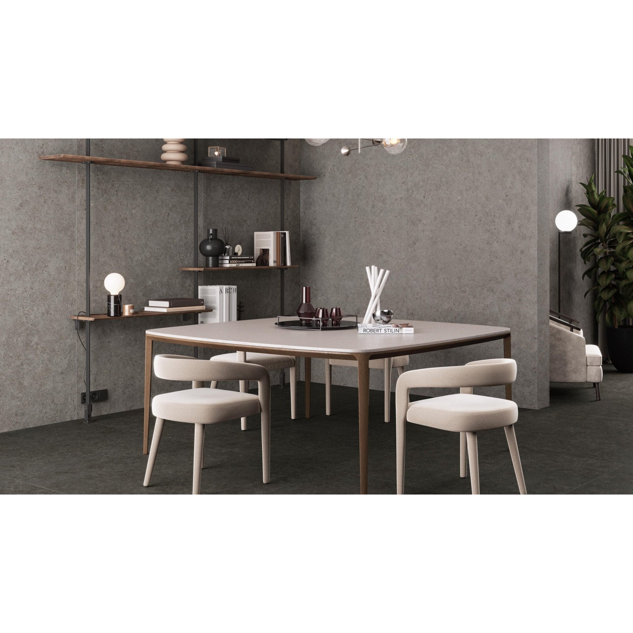 Atlas Concorde Boost Stone A6R4 vloertegel 30X60cm 9mm mat rect. R10 smoke - Mozaiektegel.com