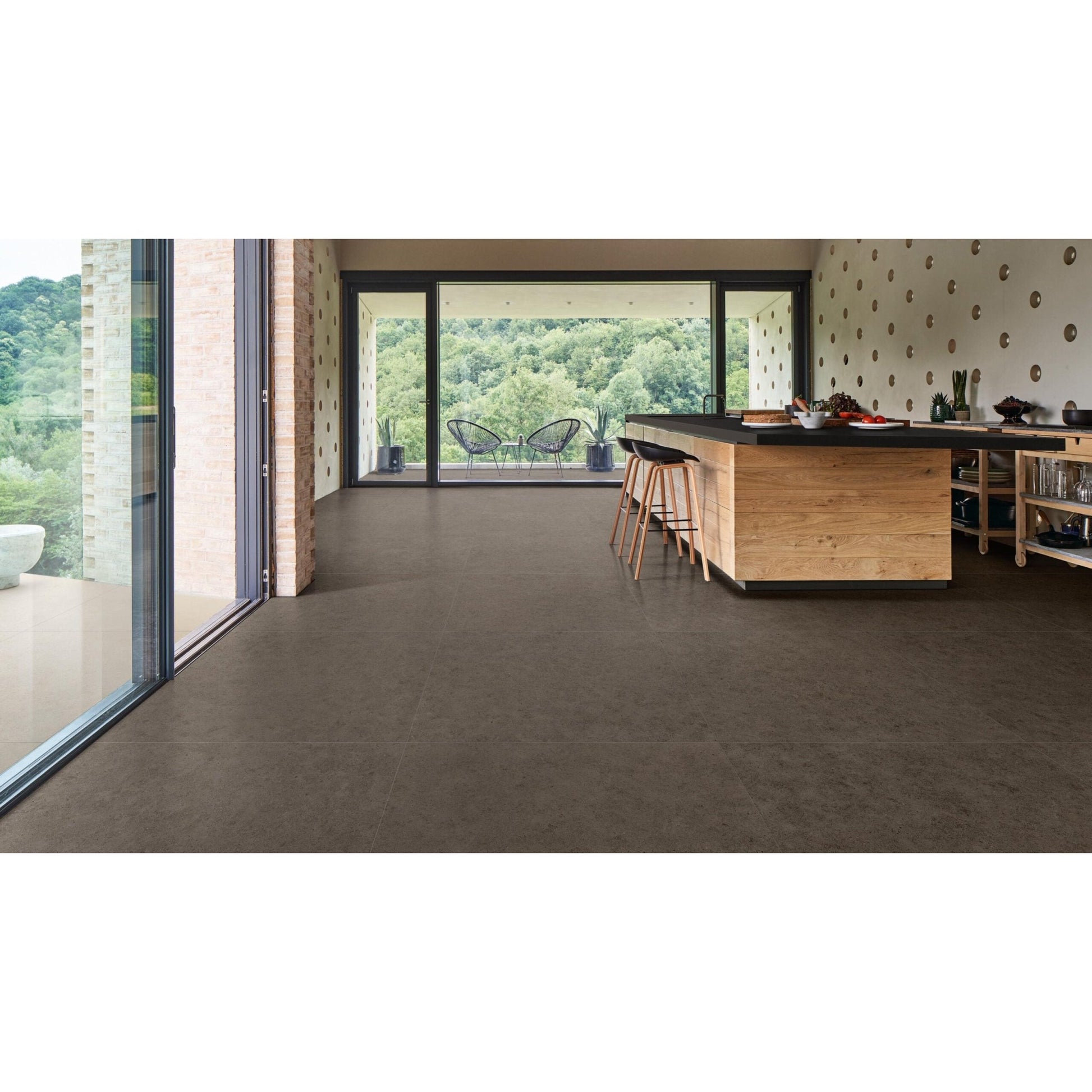 Atlas Concorde Boost Stone A6R5 vloertegel 30X60cm 9mm mat rect. R10 tobacco - Mozaiektegel.com