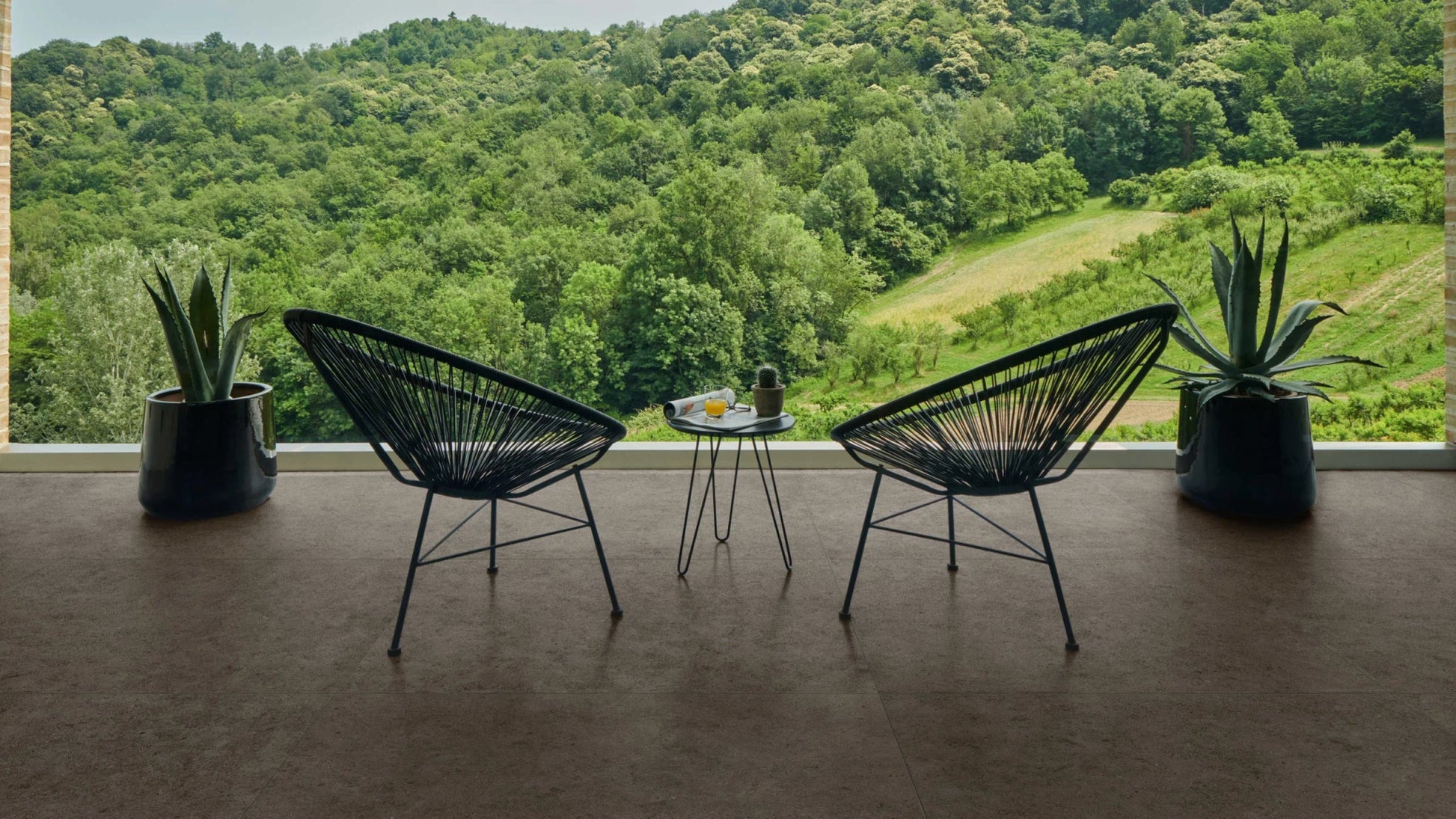 Atlas Concorde Boost Stone A6RO vloertegel 60x60cm 9mm mat rect. R10 tobacco - Mozaiektegel.com