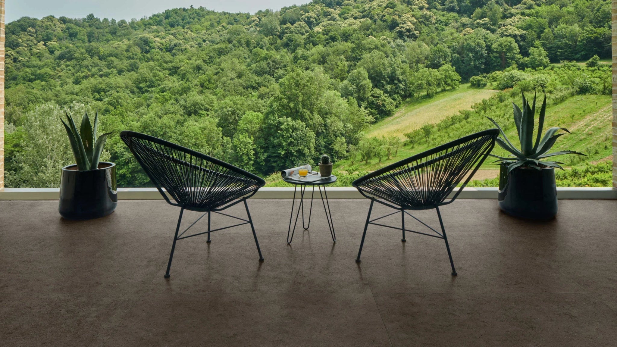 Atlas Concorde Boost Stone A6RO vloertegel 60x60cm 9mm mat rect. R10 tobacco - Mozaiektegel.com