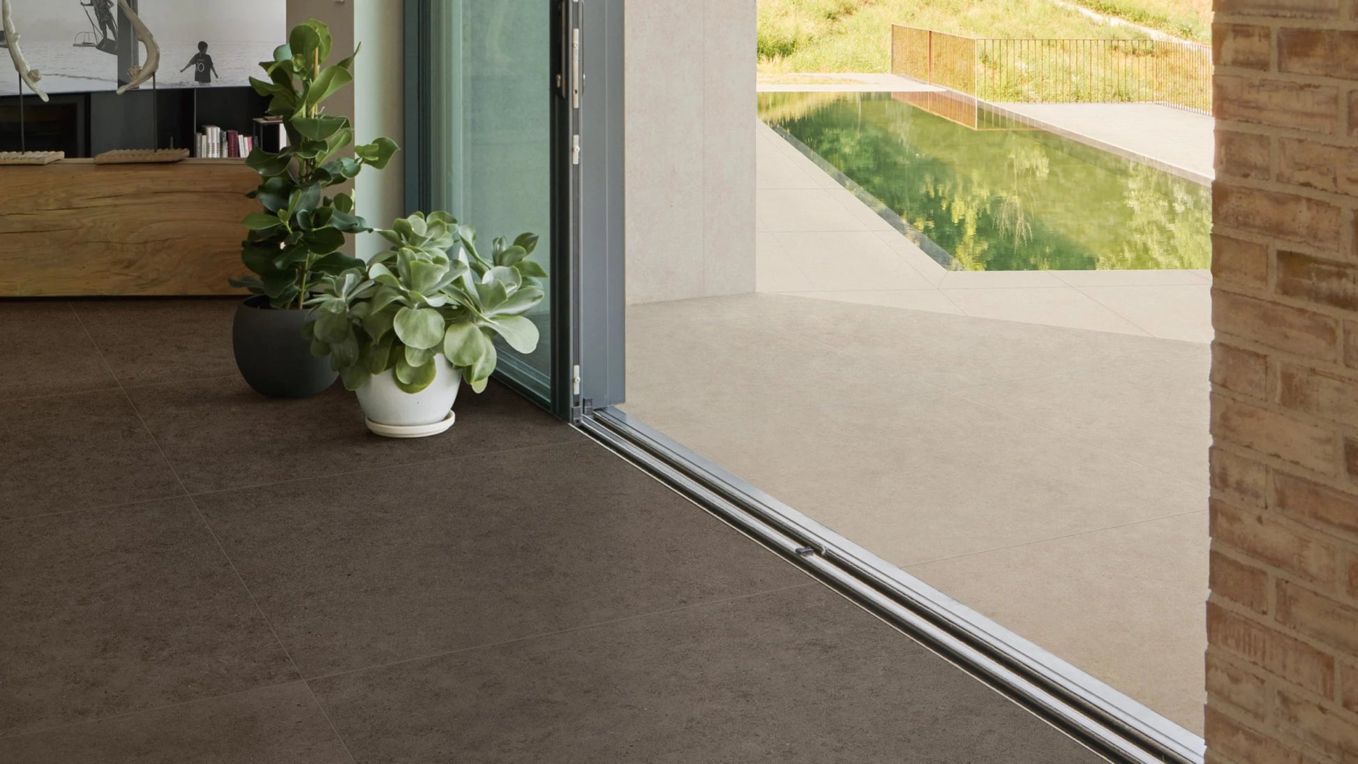 Atlas Concorde Boost Stone A6RO vloertegel 60x60cm 9mm mat rect. R10 tobacco - Mozaiektegel.com