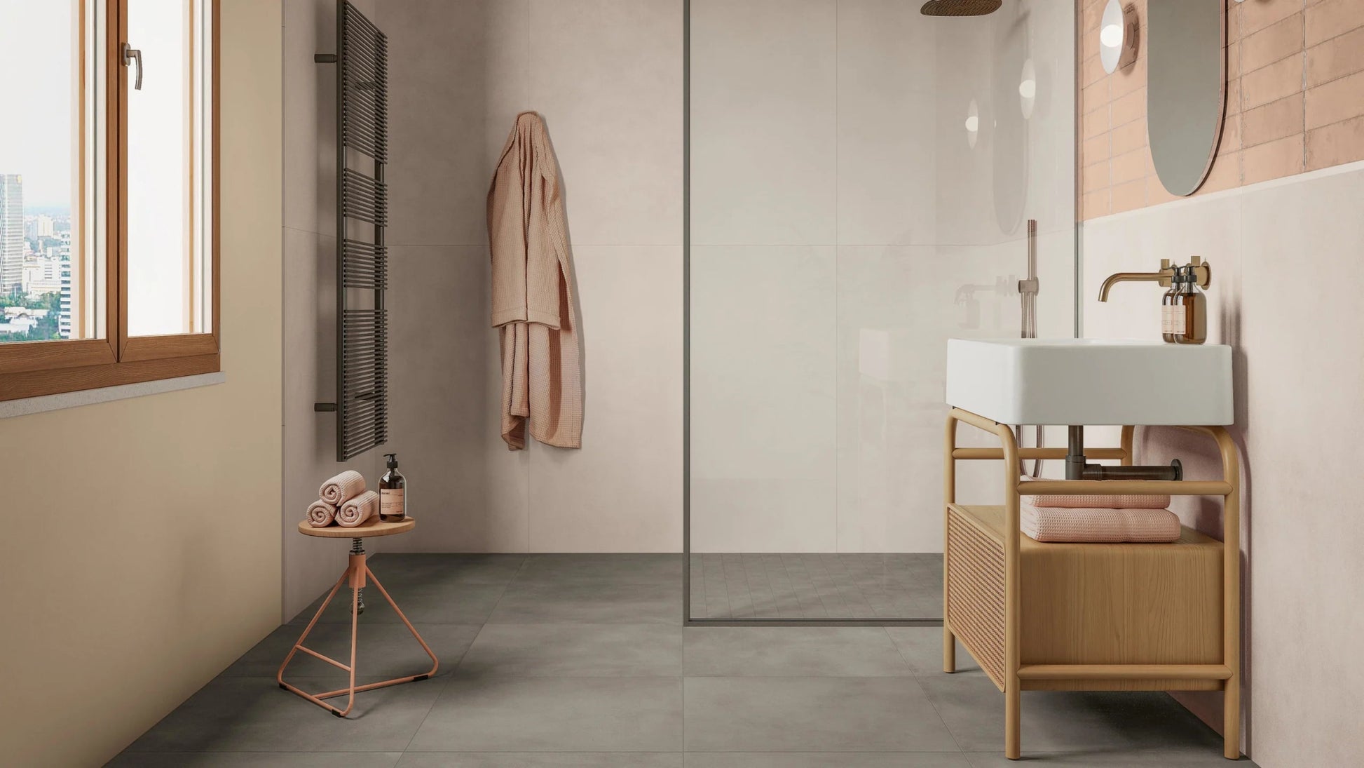 Atlas Concorde Factor AG6E vloertegel 60X60cm mat ret.R10 snow - Mozaiektegel.com