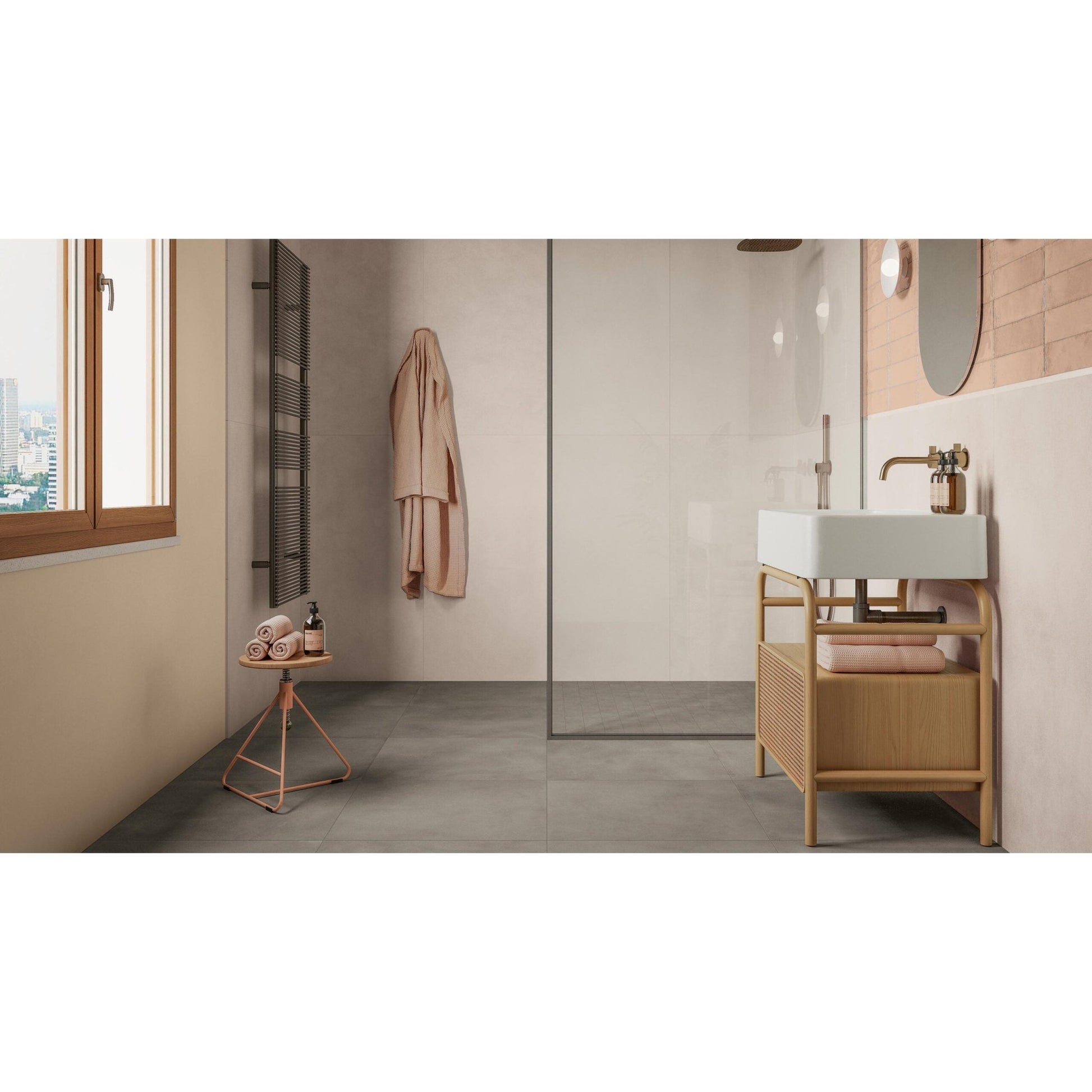 Atlas Concorde Factor AG6M Vloertegel 30X60cm mat ret.R10 Snow - Mozaiektegel.com