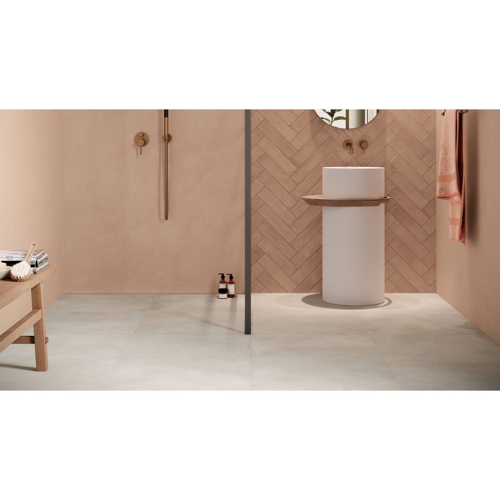 Atlas Concorde Factor AG6M Vloertegel 30X60cm mat ret.R10 Snow - Mozaiektegel.com