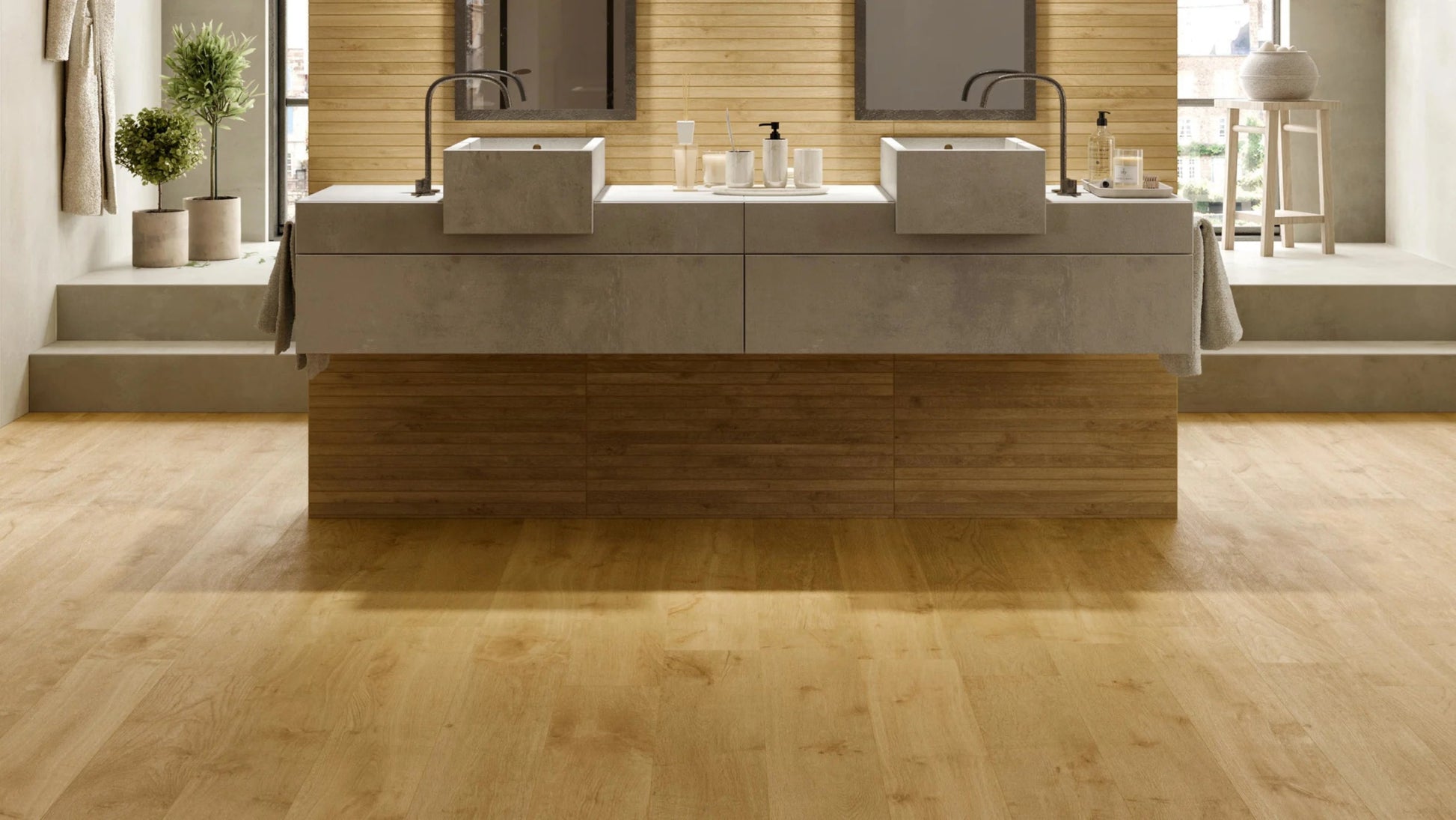 Atlas Concorde Heartwood AL7E vloertegel 20X120cm 9mm mat ret.R10 malt - Mozaiektegel.com