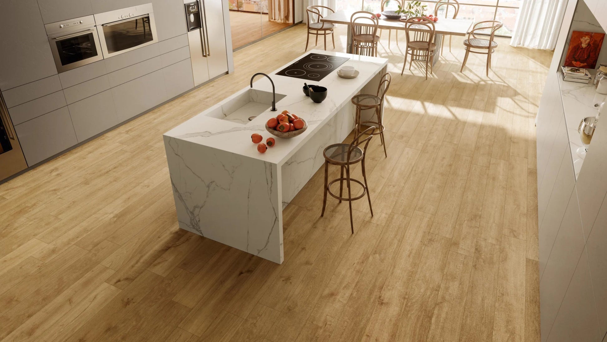 Atlas Concorde Heartwood AL7E vloertegel 20X120cm 9mm mat ret.R10 malt - Mozaiektegel.com