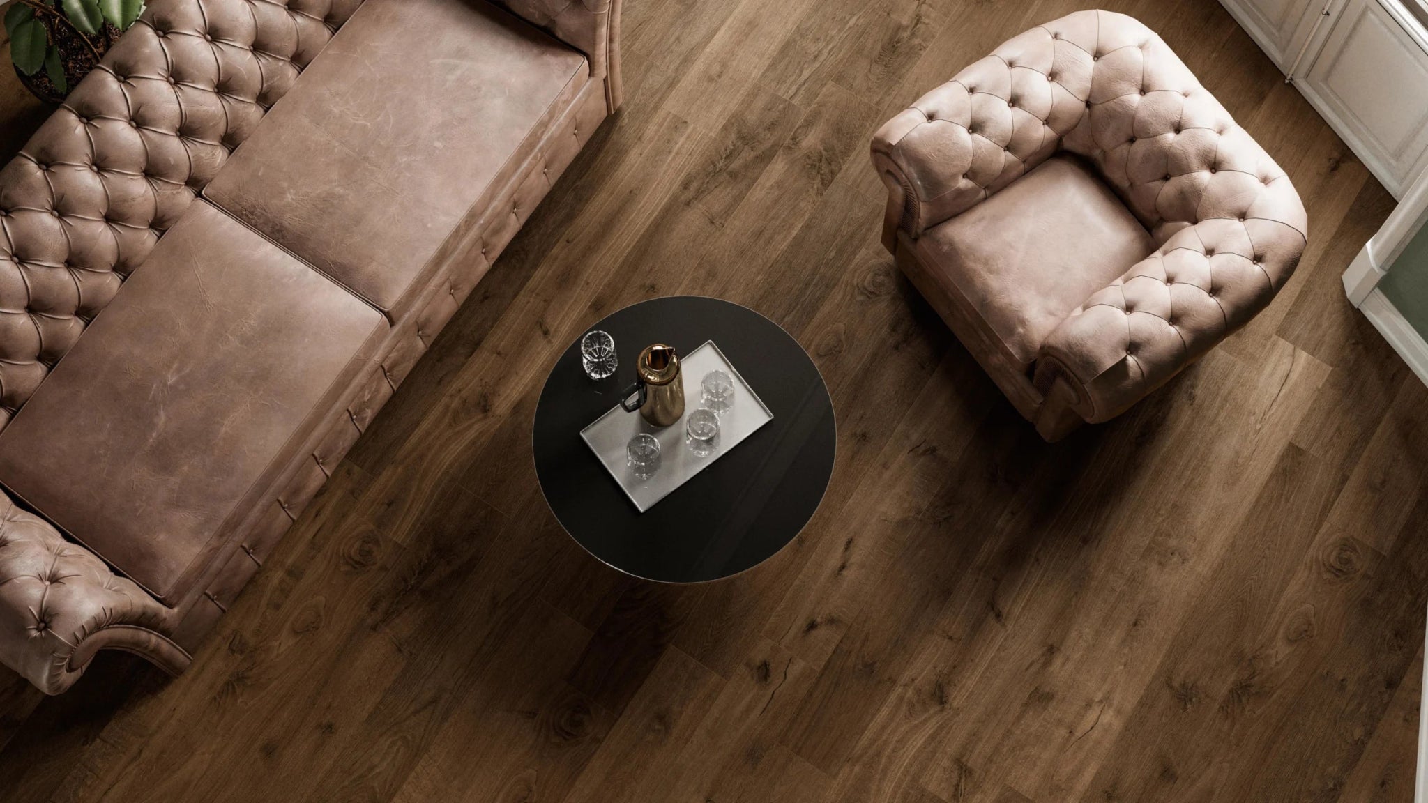 Atlas Concorde Heartwood AL7F vloertegel 20X120cm 9mm mat ret.R10 moka - Mozaiektegel.com