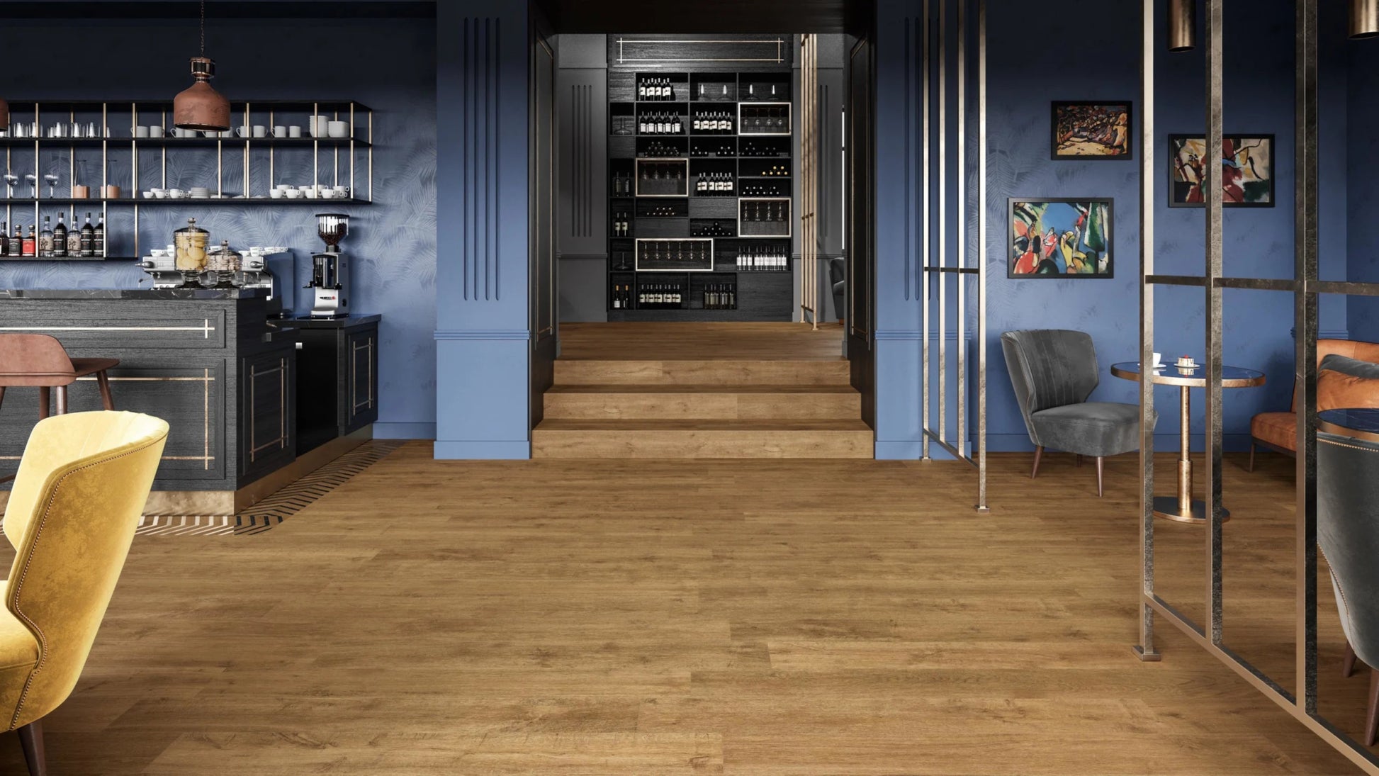 Atlas Concorde Heartwood AL85 vloertegel 20X120cm 9mm mat ret.R10 brandy - Mozaiektegel.com