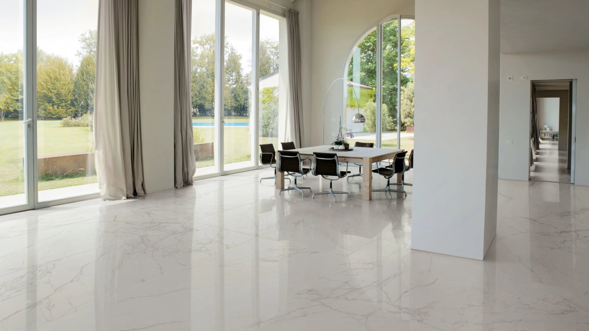 Atlas Concorde Marvel 7N3O vloertegel 60x60cm 9mm glans rect. white - Mozaiektegel.com