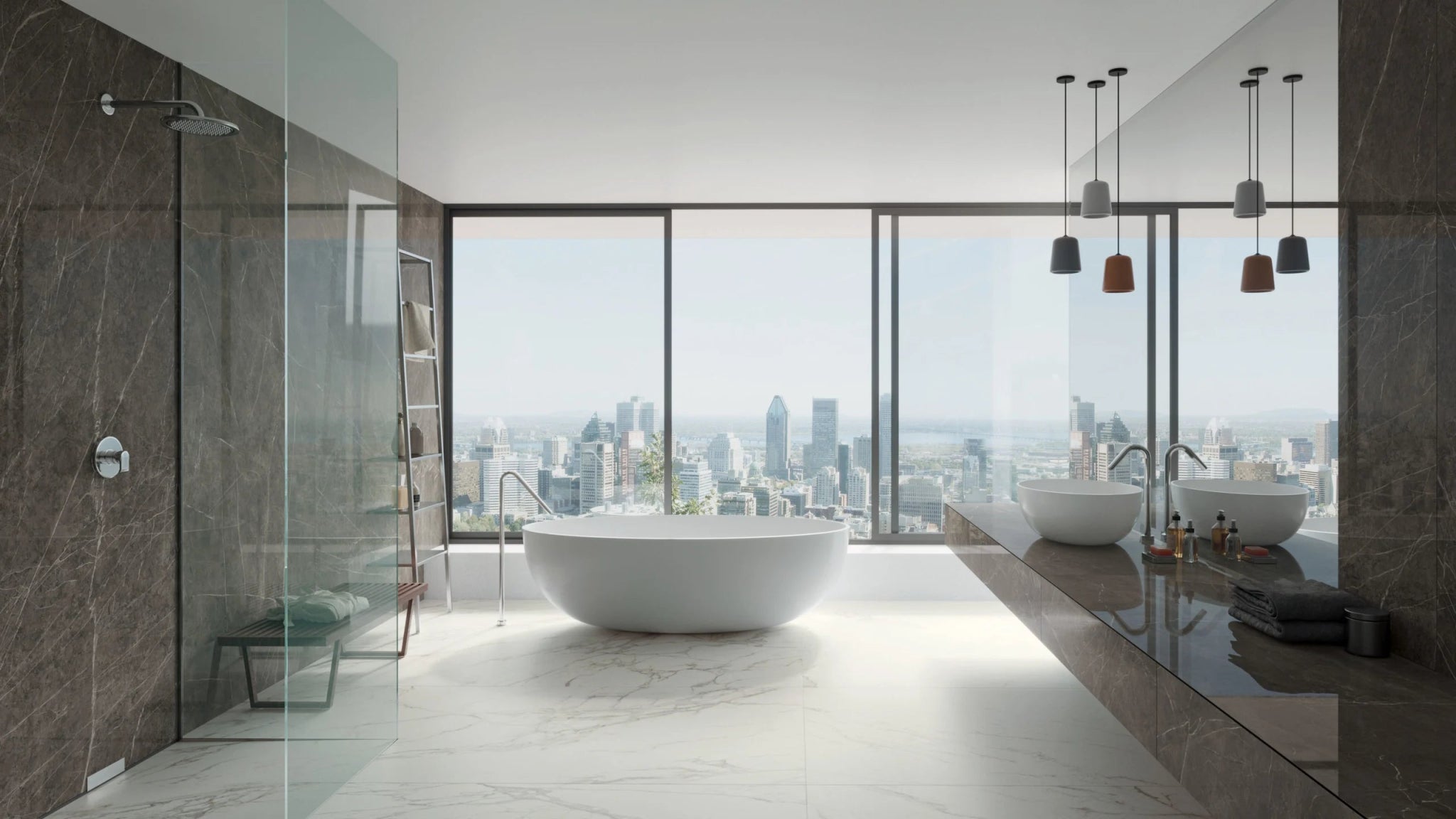 Atlas Concorde Marvel A21H vloertegel 60x120cm 9mm glans rect. grey - Mozaiektegel.com