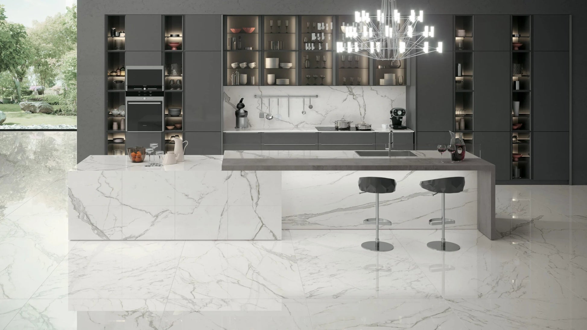 Atlas Concorde Marvel A21S vloertegel 60x120cm 9mm glans rect. white - Mozaiektegel.com