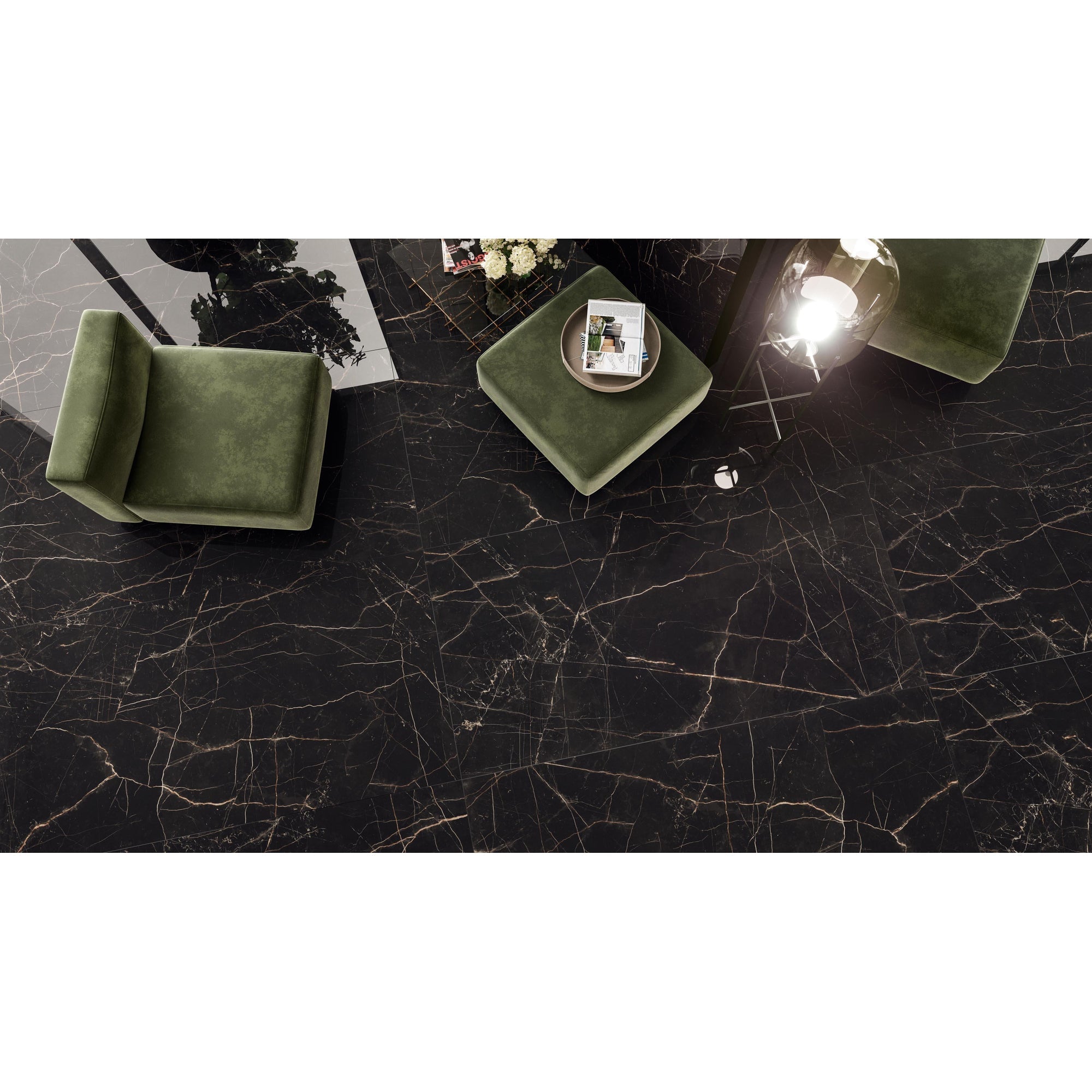 Atlas Concorde Marvel Dream A20Z vloertegel 120x120cm 9mm mat rect.R10 black atlnts - Mozaiektegel.com