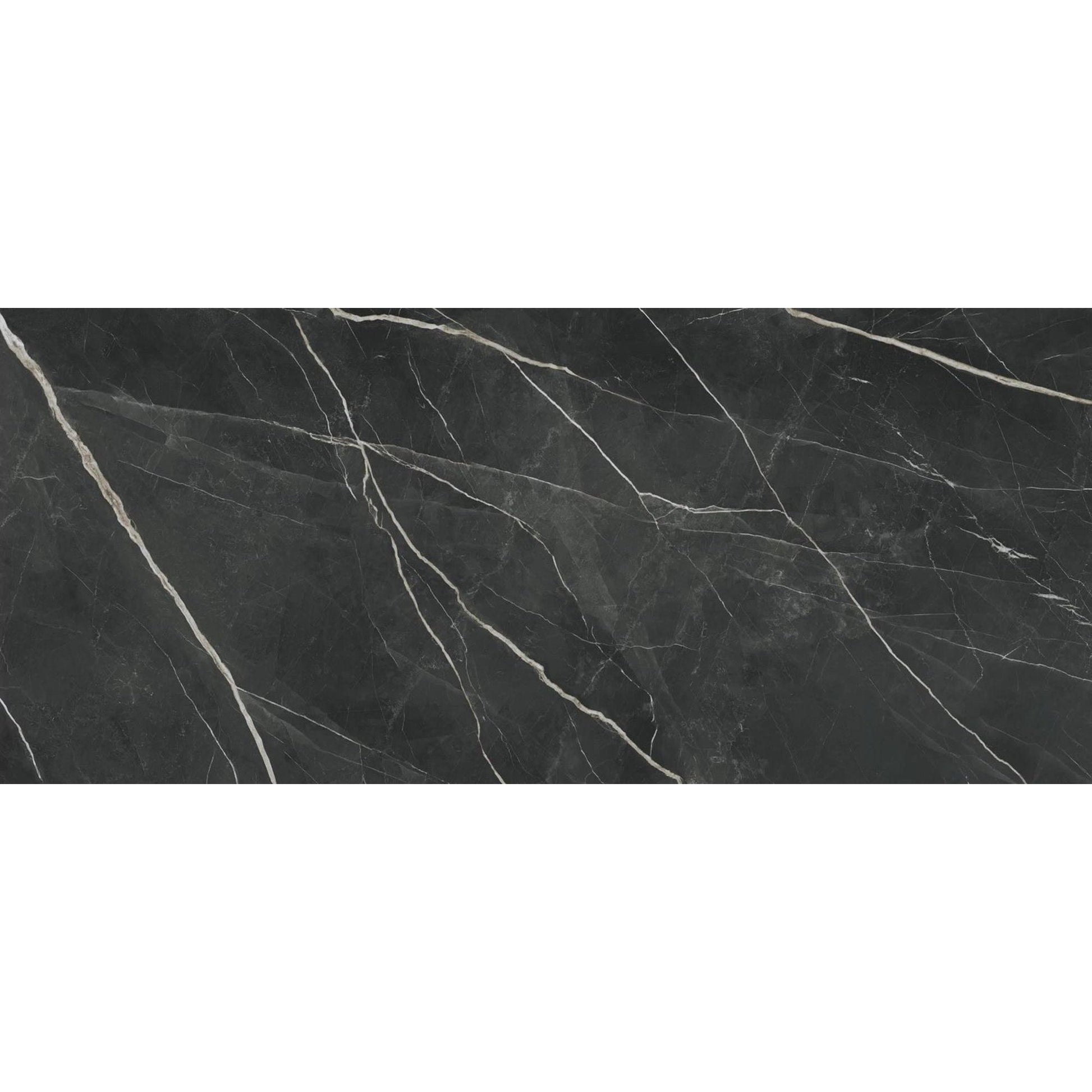 Atlas Concorde Marvel Gala AFXO Vloertegel 120X120cm Calacatta Black 9Mm Glans Rt - Mozaiektegel.com