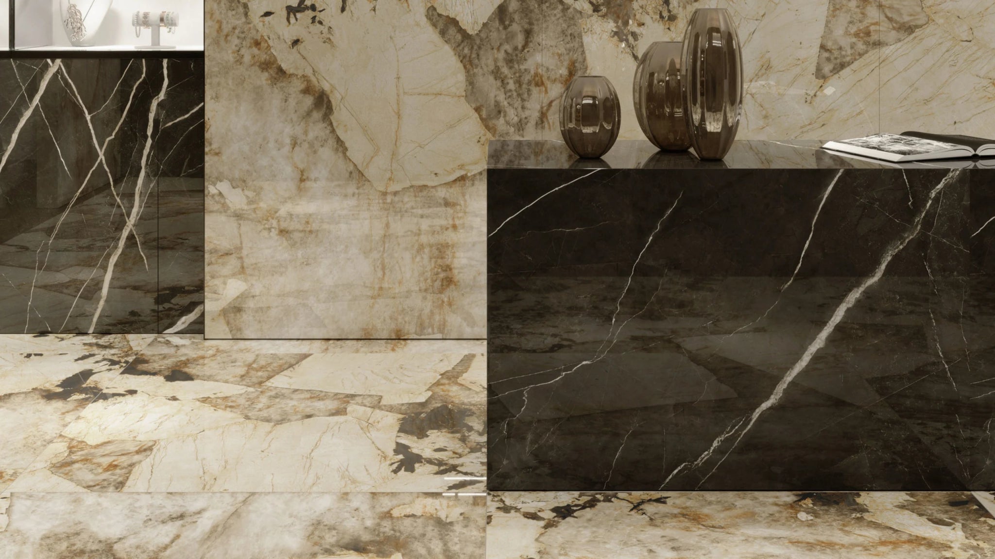 Atlas Concorde Marvel Gala AFXQ vloertegel 60x120cm 9mm glans rect. desert soul - Mozaiektegel.com