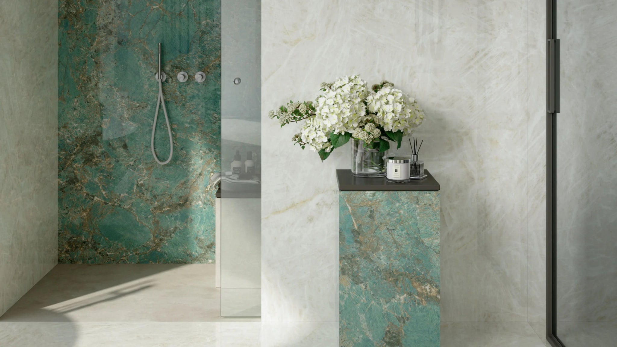 Atlas Concorde Marvel Gala AFXS vloertegel 60x120cm 9mm glans rect. amazzonite - Mozaiektegel.com