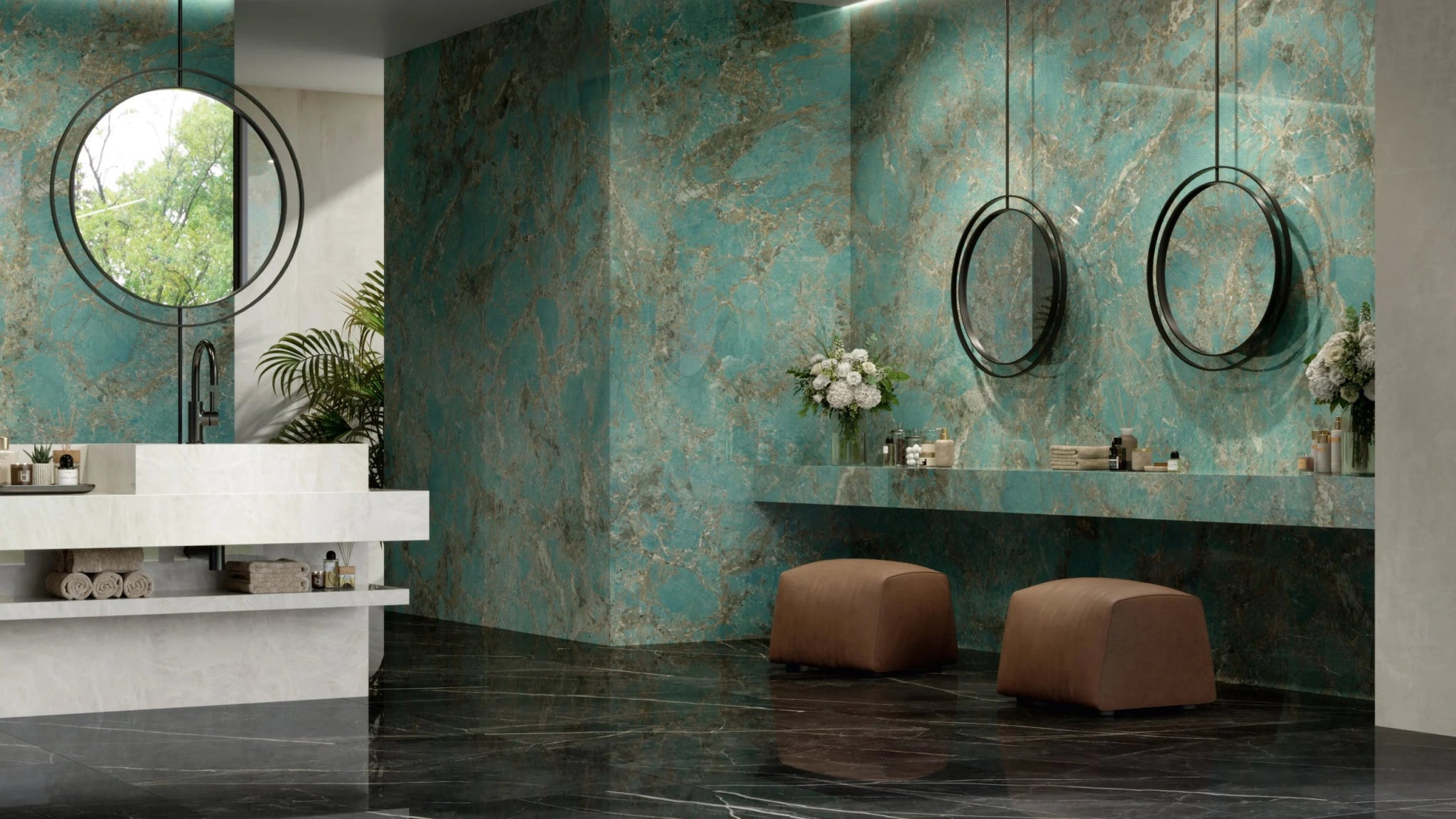 Atlas Concorde Marvel Gala AFXS vloertegel 60x120cm 9mm glans rect. amazzonite - Mozaiektegel.com