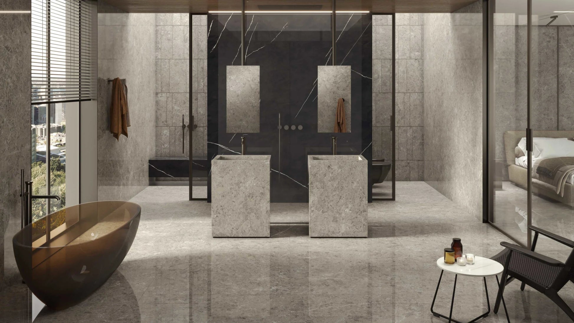 Atlas Concorde Marvel Meraviglia AJHW vloertegel 60x120cm 9mm glans ret.grigio eleg.lap. - Mozaiektegel.com