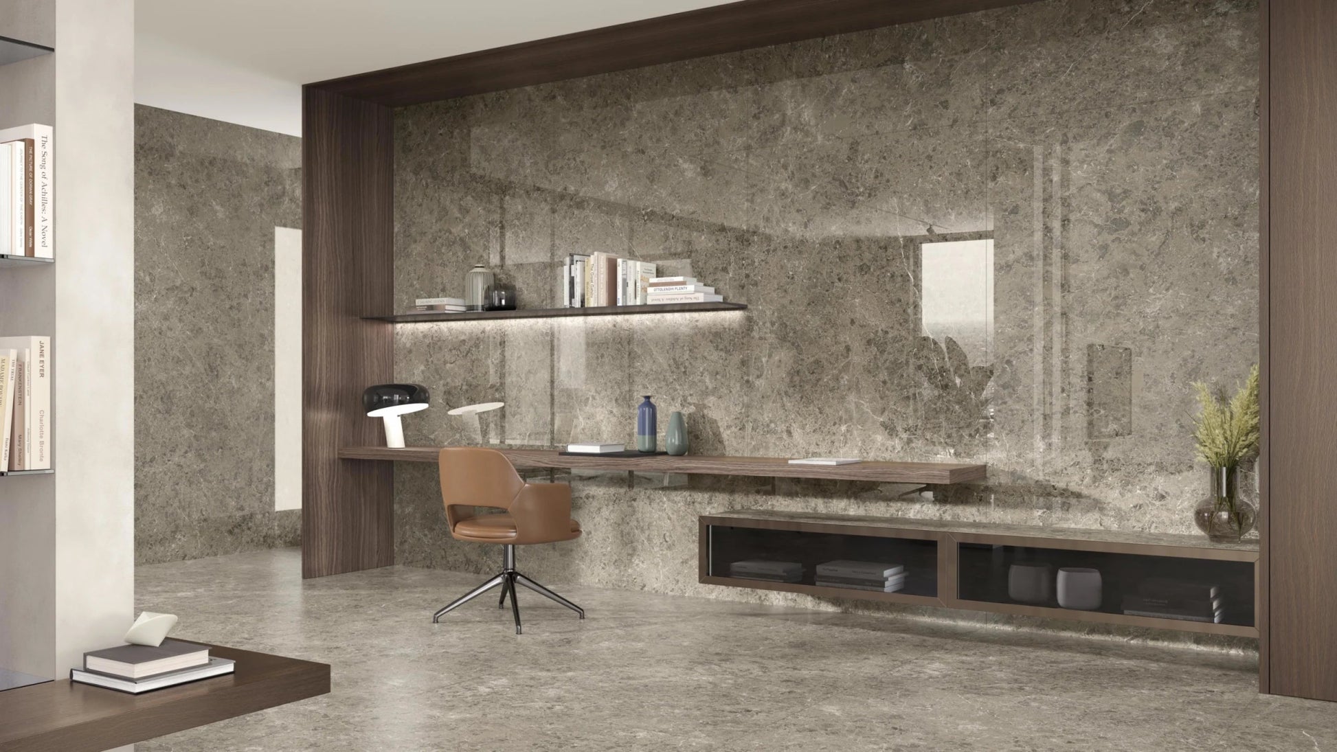 Atlas Concorde Marvel Meraviglia AJIU vloertegel 60x120cm 9mm mat ret.R10 grigio eleg. - Mozaiektegel.com