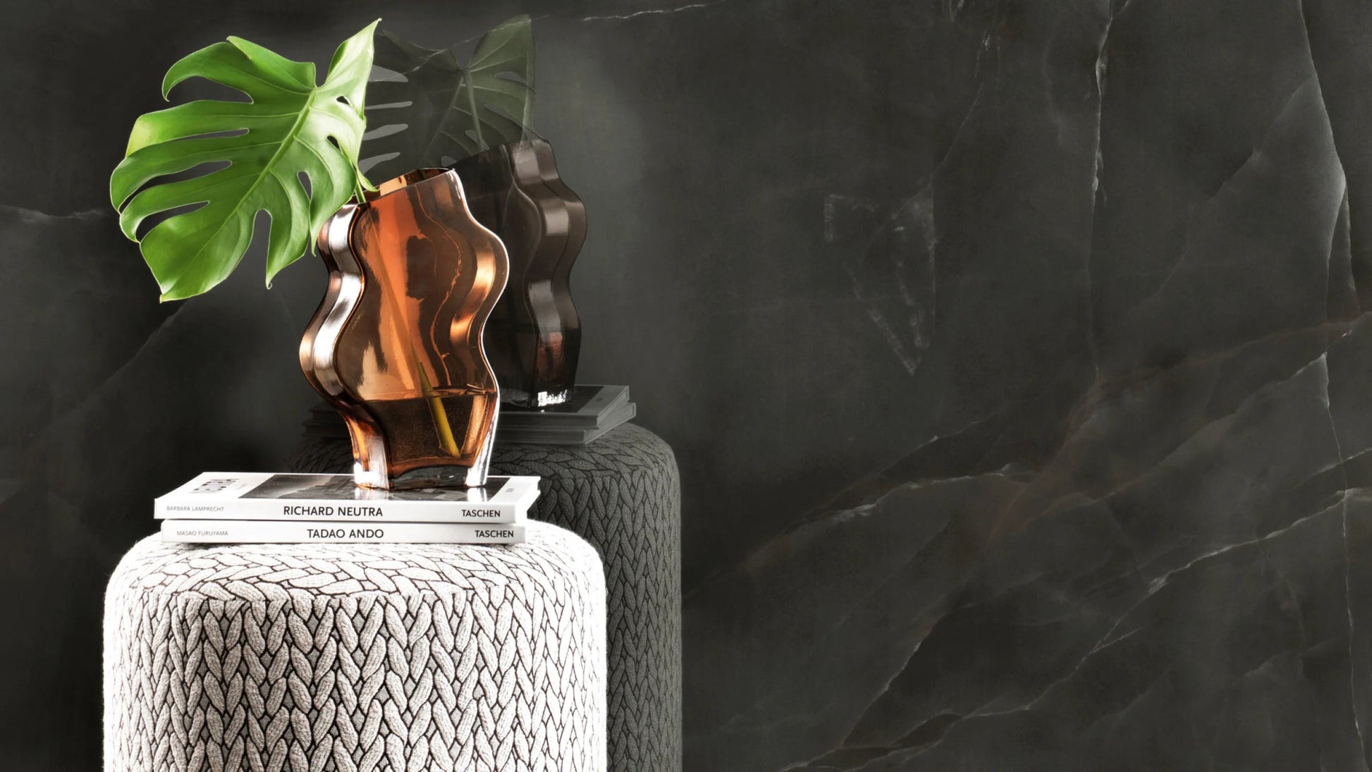 Atlas Concorde Marvel Onyx AJBT vloertegel 60x120cm 9mm glans ret.noir lap. - Mozaiektegel.com