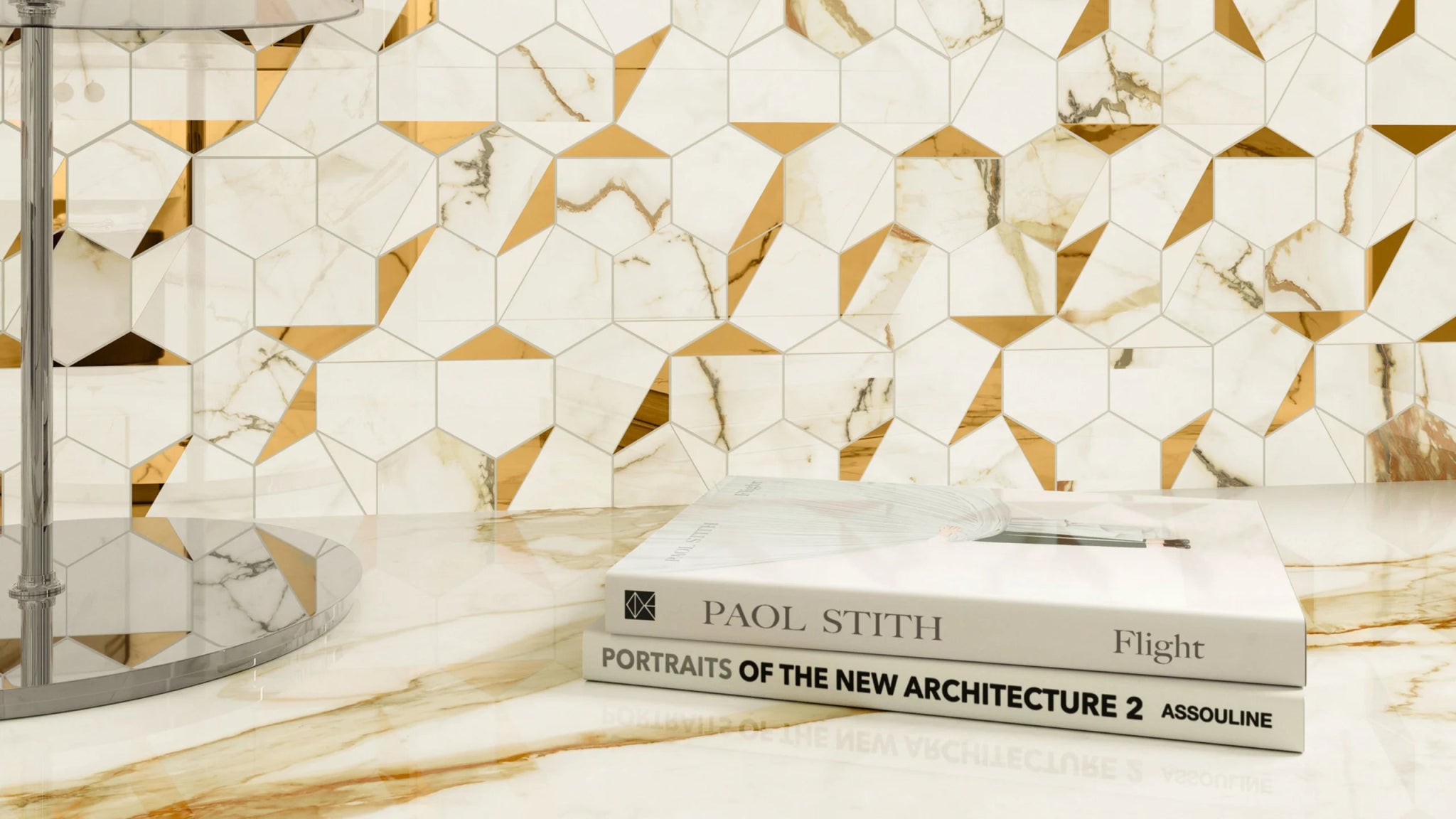 Atlas Concorde Marvel Shine A4QP vloertegel 60X60cm 9mm mat ret.R10 cal.imper. - Mozaiektegel.com