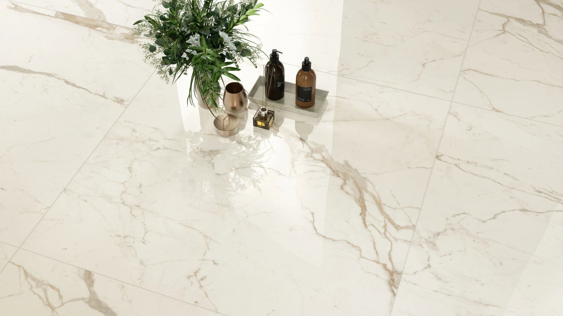 Atlas Concorde Marvel Shine A5TD vloertegel 60x60cm 9mm zijdeglans rect. Cal.Prest. - Mozaiektegel.com